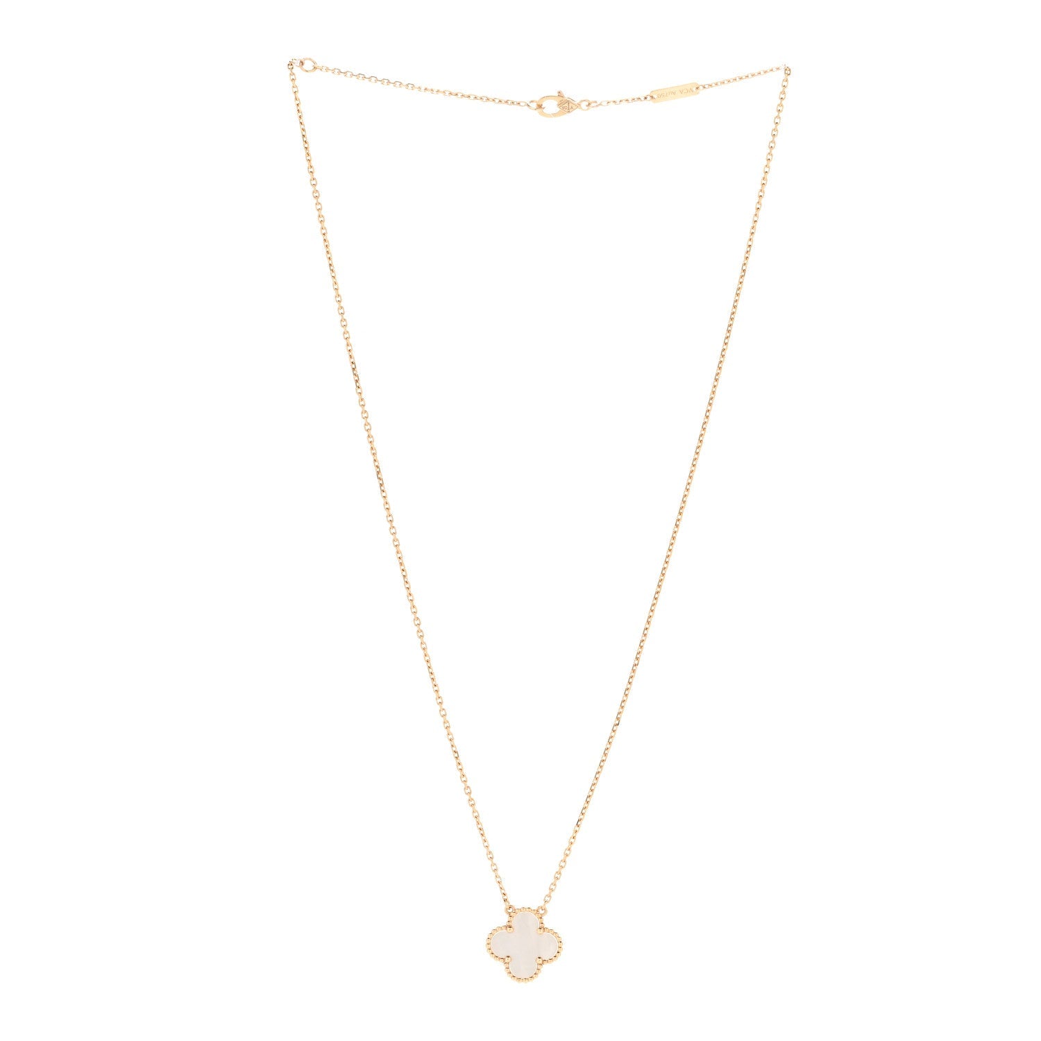 ヴィンテージアルハンブラ　マザーオブパール　イエローゴールド ジェムラインジャパン - 公式サイト - / ヴァンクリーフ＆アーペル