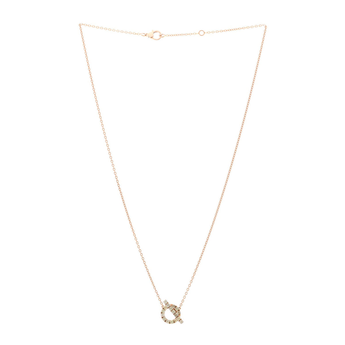 エルメス フィネス ペンダントネックレス 18K ローズゴールド HERMES FINESSE PENDANT NECKLACE 18K ROSE GOLD