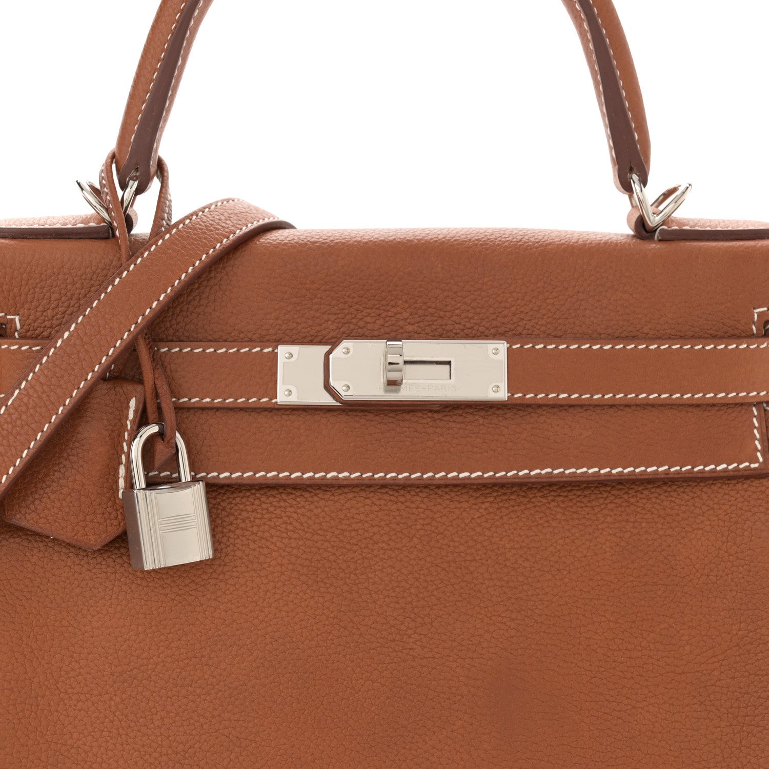 エルメス ケリー 28 内縫い Fauve バレニア フォーブール シルバー金具 HERMES KELLY 28 RETOURNE FAUVE BARENIA FAUBOURG SILVER HARDWARE