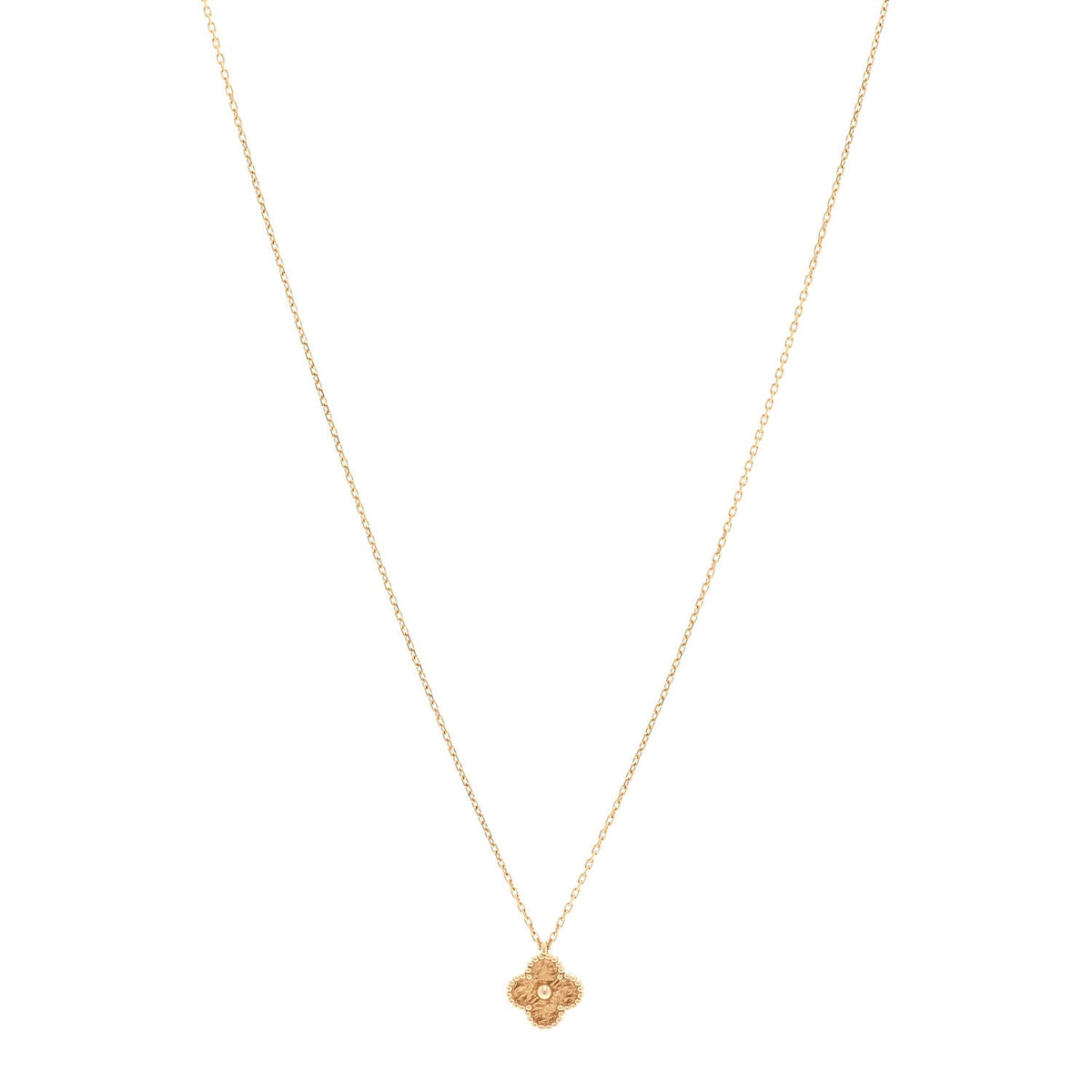 ヴァンクリーフ＆アーペル スウィートアルハンブラ ペンダントネックレス 18K ローズゴールド VAN CLEEF & ARPELS SWEET ALHAMBRA PENDANT NECKLACE 18K ROSE GOLD