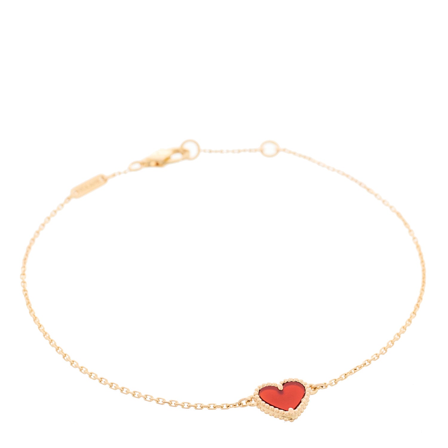 ヴァンクリーフ＆アーペル スウィートアルハンブラ ブレスレット カーネリアン 18K ローズゴールド VAN CLEEF & ARPELS SWEET ALHAMBRA BRACELET CARNELIAN 18K ROSE GOLD