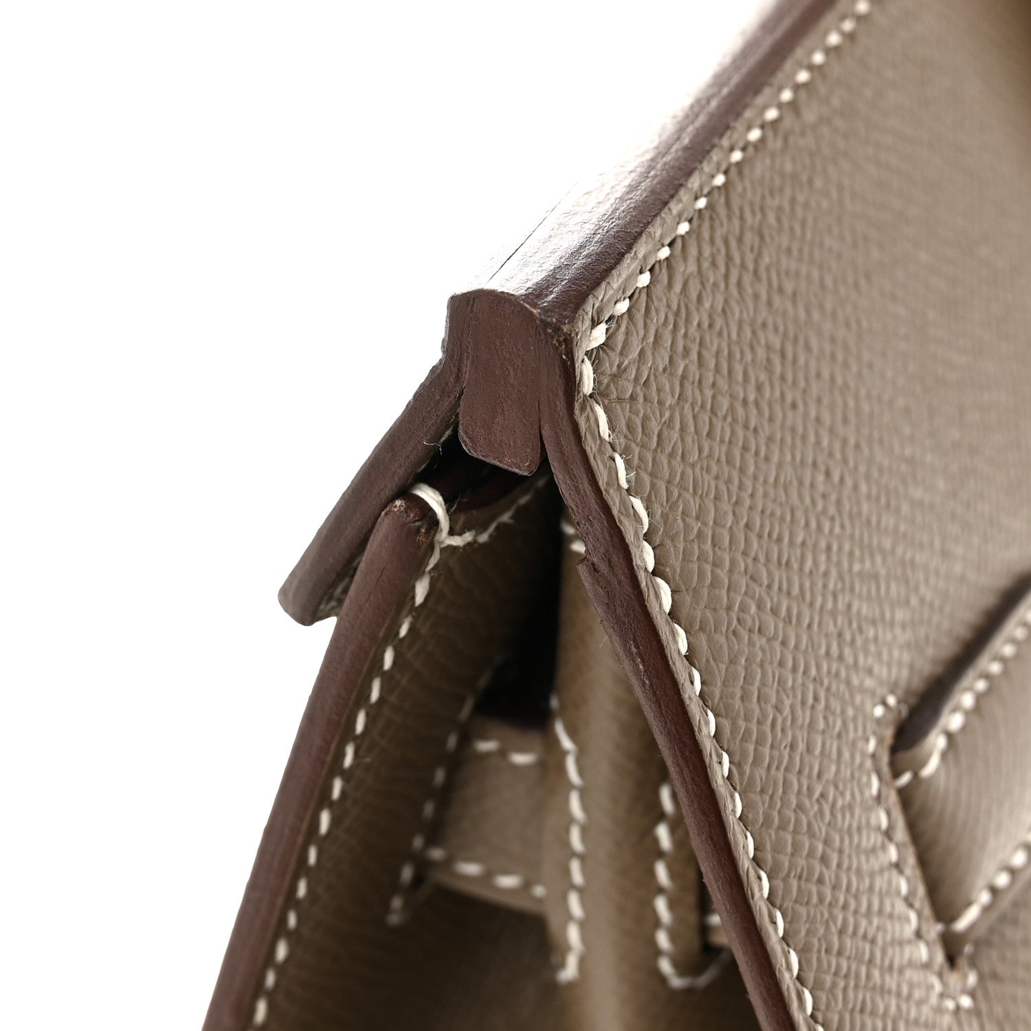 エルメス バーキン 30 外縫い Etoupe エプソン ゴールド金具 HERMES BIRKIN 30 SELLIER ETOUPE EPSOM GOLD HARDWARE