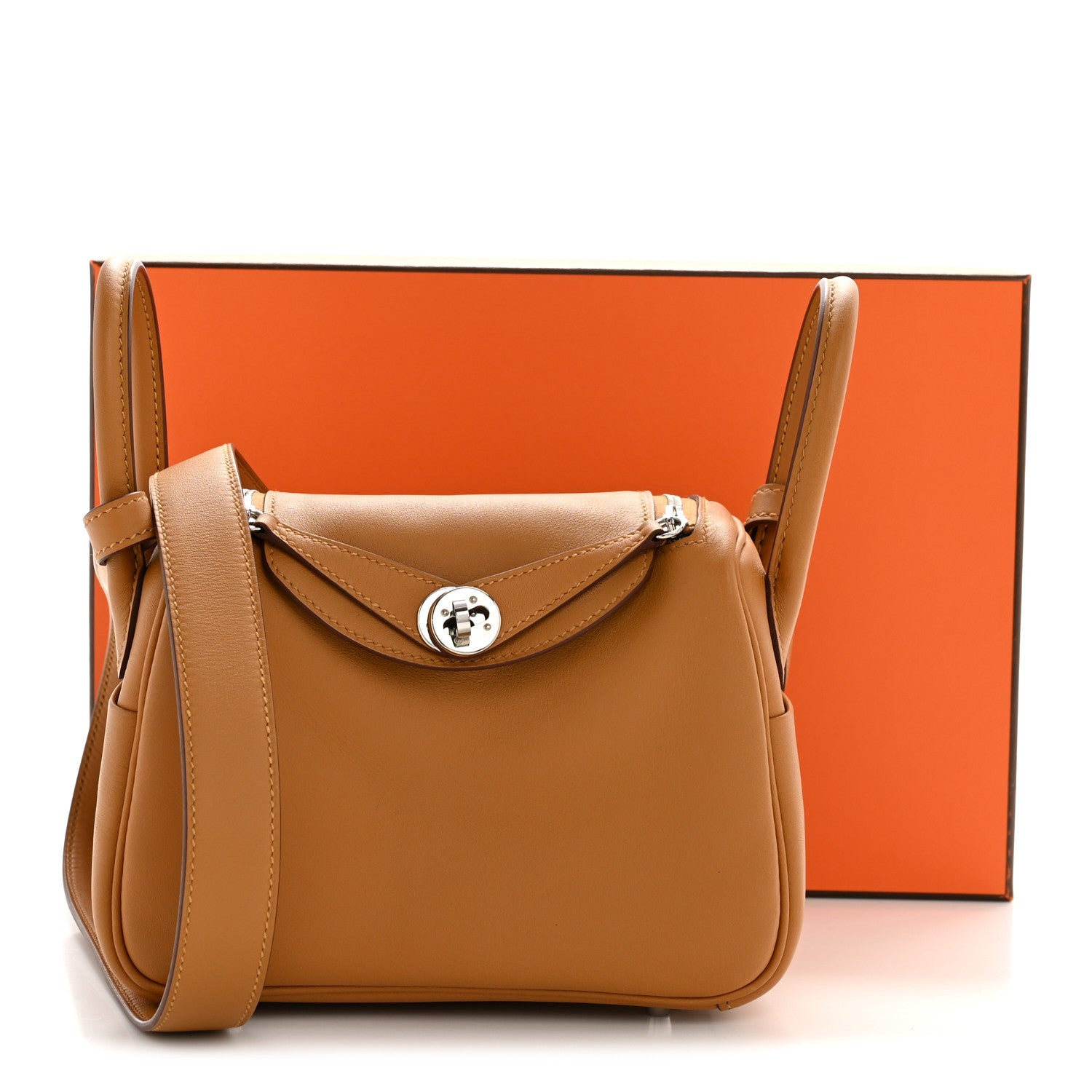 エルメス ミニリンディ 20 ヴェルソ Sesame Bleu Brume スイフト シルバー金具 HERMES MINI LINDY 20 VERSO SESAME BLEU BRUME SWIFT SILVER HARDWARE