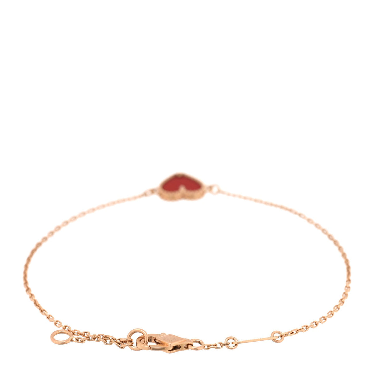 ヴァンクリーフ＆アーペル スウィートアルハンブラ ブレスレット カーネリアン 18K ローズゴールド VAN CLEEF & ARPELS SWEET ALHAMBRA BRACELET CARNELIAN 18K ROSE GOLD