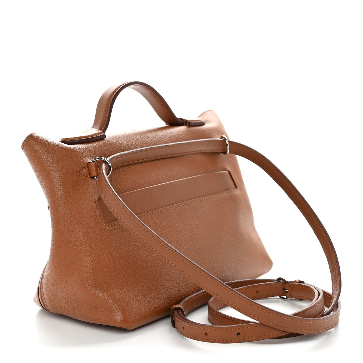 エルメス 24/24 ミニヴァンキャトル 21 Gold エバーカラー / スイフト シルバー金具 HERMES 24/24 21 GOLD EVERCOLOR / SWIFT SILVER HARDWARE