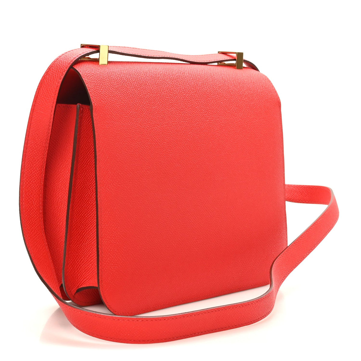 エルメス コンスタンス 24 Rouge De Coeur エプソン ゴールド金具 HERMES CONSTANCE 24 ROUGE DE COEUR EPSOM GOLD HARDWARE
