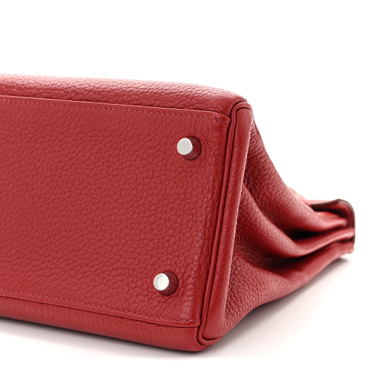 エルメス ケリー 28 内縫い Rouge Garance トリヨンクレマンス シルバー金具 HERMES KELLY 28 RETOURNE ROUGE GARANCE TAURILLON CLEMENCE SILVER HARDWARE