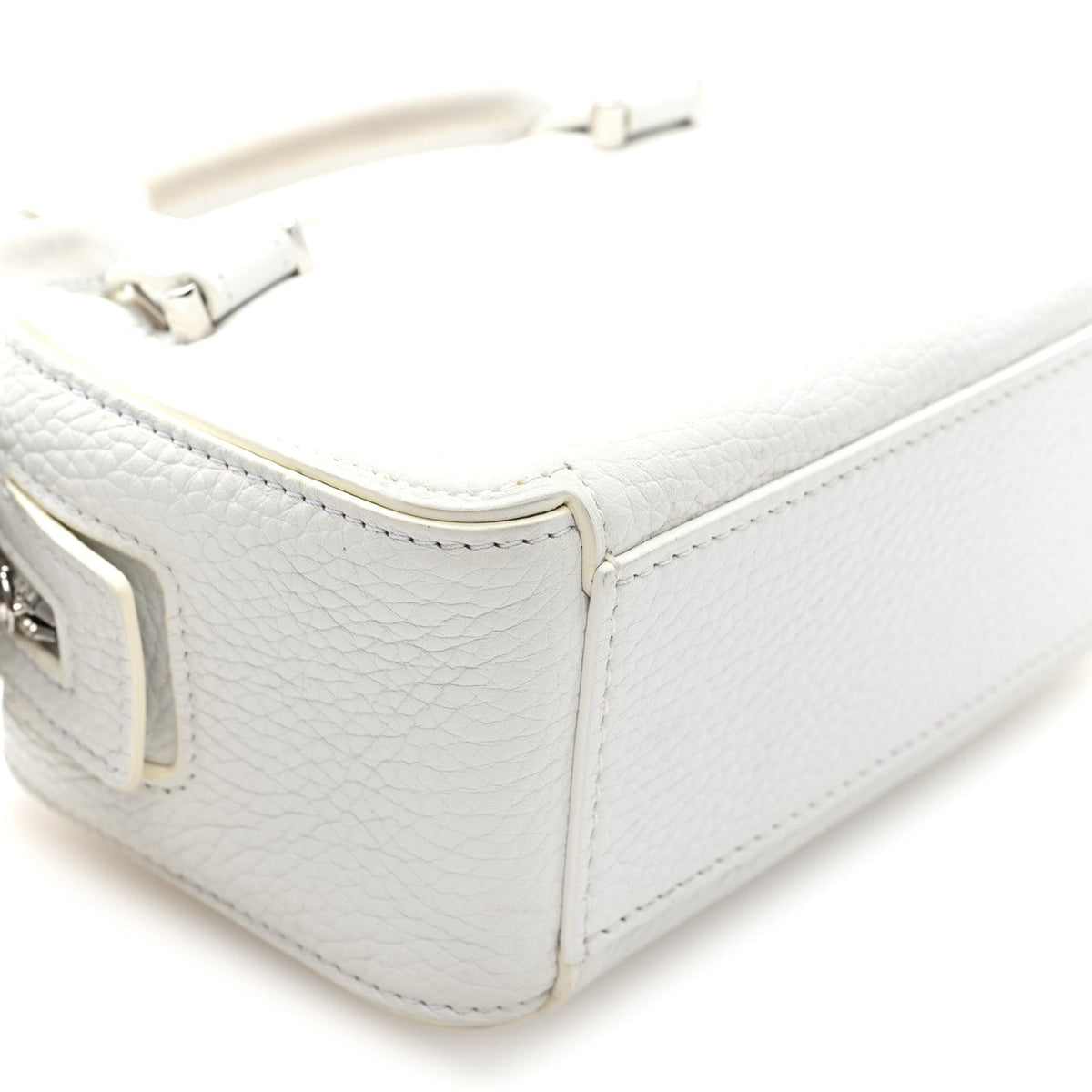 デルヴォー クールボックス ナノ ショルダーバッグ White トリヨンソフト シルバー金具 DELVAUX COOL BOX NANO SHOULDER BAG WHITE TAURILLON SOFT SILVER HARDWARE