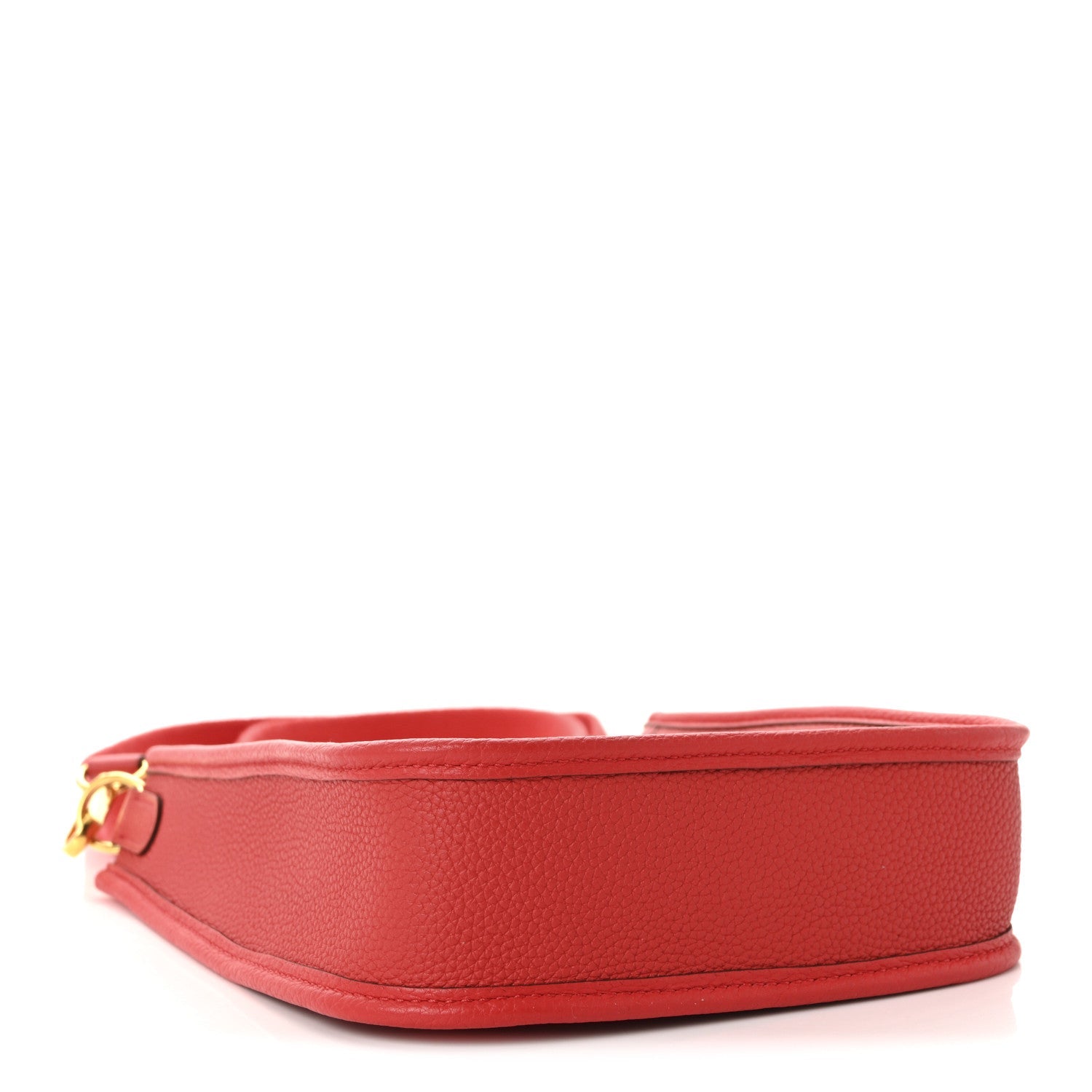 エルメス ミニエヴリン TPM Rouge De Coeur トリヨンクレマンス ゴールド金具 HERMES MINI EVELYNE TPM ROUGE DE COEUR TAURILLON CLEMENCE GOLD HARDWARE