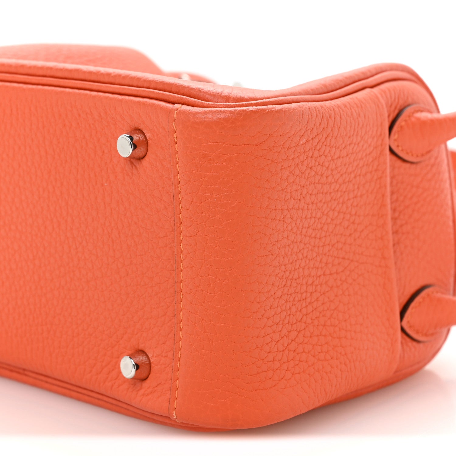 エルメス ミニリンディ 20 Feu トリヨンクレマンス シルバー金具 HERMES MINI LINDY 20 FEU TAURILLON CLEMENCE SILVER HARDWARE
