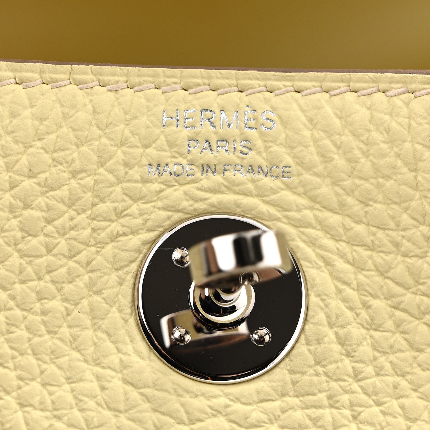 エルメス リンディ 20 Jaune Milton トリヨンクレマンス シルバー金具 HERMES LINDY 20 JAUNE MILTON TAURILLON CLEMENCE SILVER HARDWARE