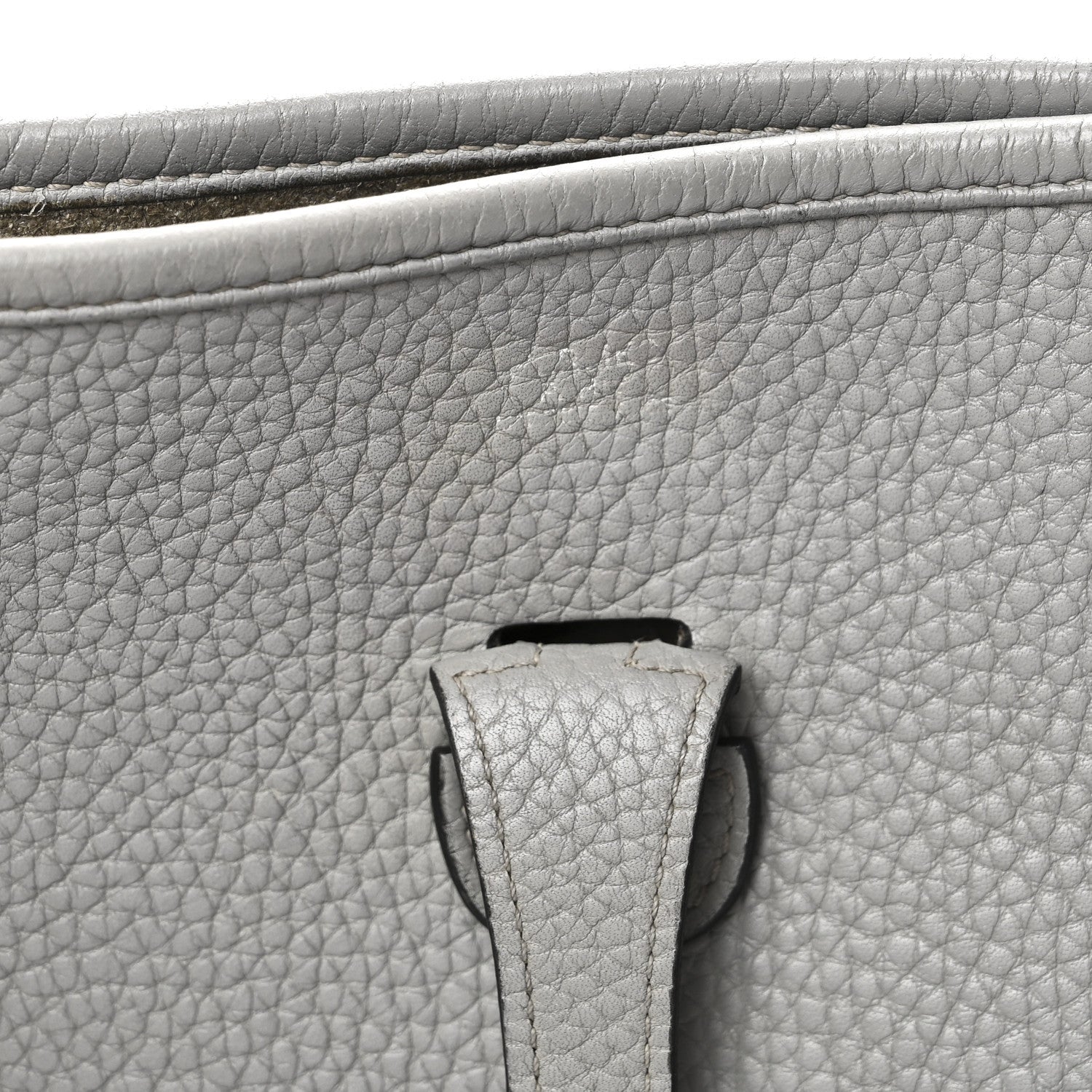 エルメス エヴリン PM Gris Mouette トリヨンクレマンス シルバー金具 HERMES EVELYNE PM GRIS MOUETTE TAURILLON CLEMENCE SILVER HARDWARE
