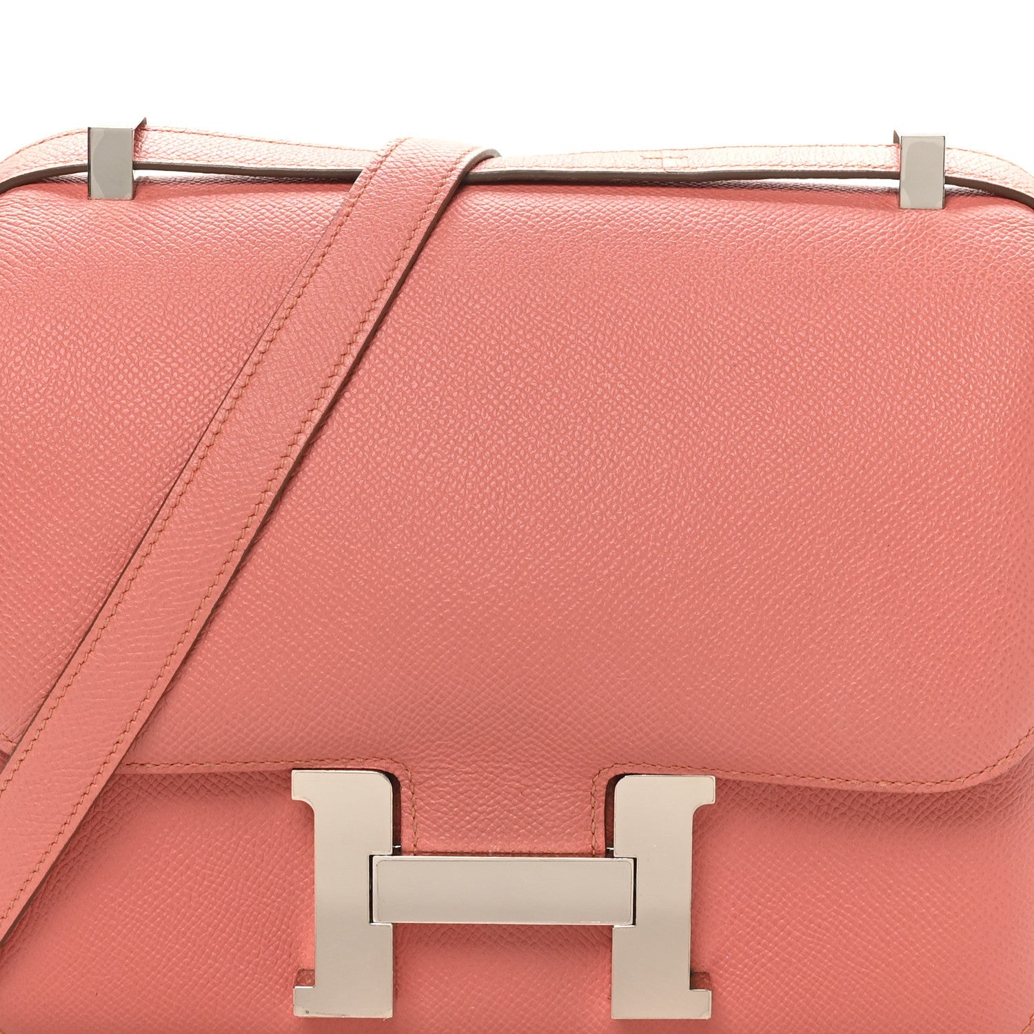 エルメス コンスタンス 24 Rose Azalee エプソン シルバー金具 HERMES CONSTANCE 24 ROSE AZALEE EPSOM SILVER HARDWARE