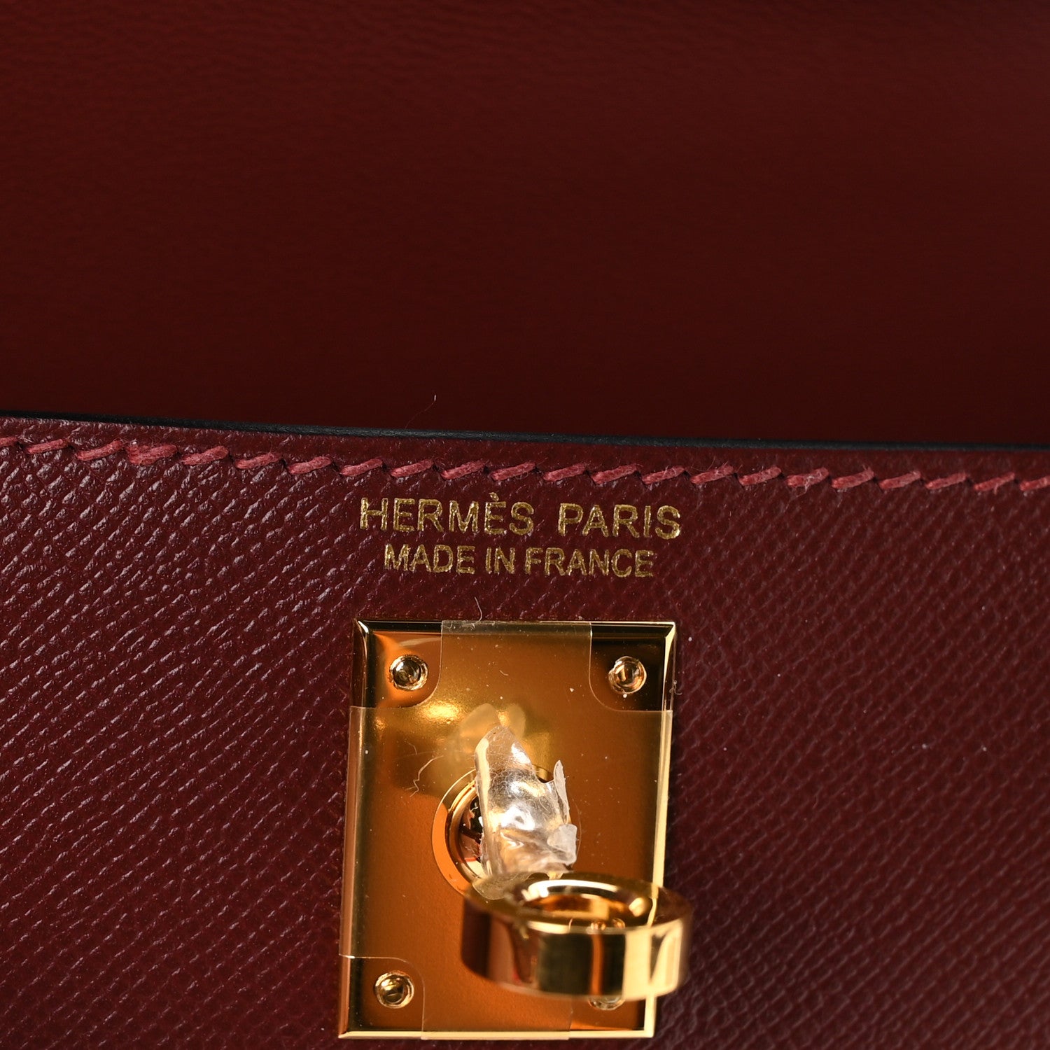 エルメス ミニケリー 20 外縫い Rouge H マダムカーフ ゴールド金具 HERMES MINI KELLY 20 SELLIER ROUGE H MADAME CALFSKIN GOLD HARDWARE