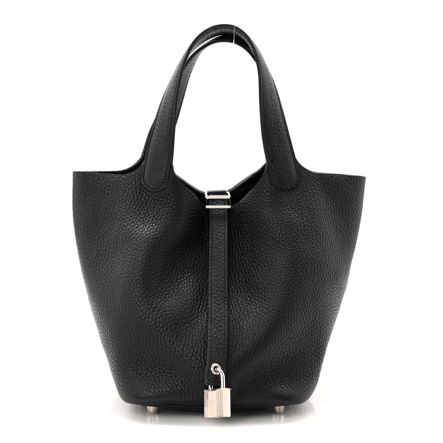 エルメス ピコタンロックPM 18 黒 エルメス ピコタンロック PM 18 Black トリヨンクレマンス シルバー