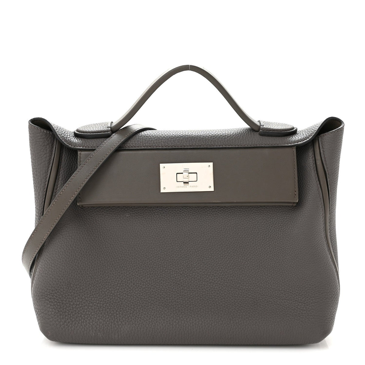 エルメス 24/24 ヴァンキャトル 29 Gris Asphalte スイフト / トゴ シルバー金具 HERMES 24/24 29 GRIS ASPHALTE SWIFT / TOGO SILVER HARDWARE