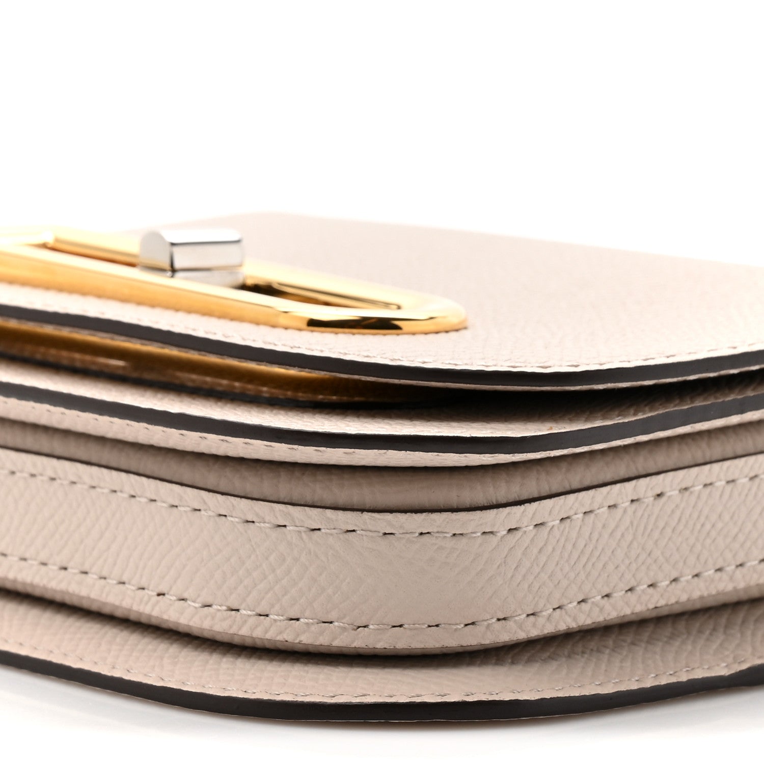デルヴォー ランゴー トイ ハンドバッグ Sesame アルピナカーフスキン ローズゴールド金具 DELVAUX LINGOT TOY HANDBAG SESAME ALPINA CALFSKIN ROSE GOLD HARDWARE