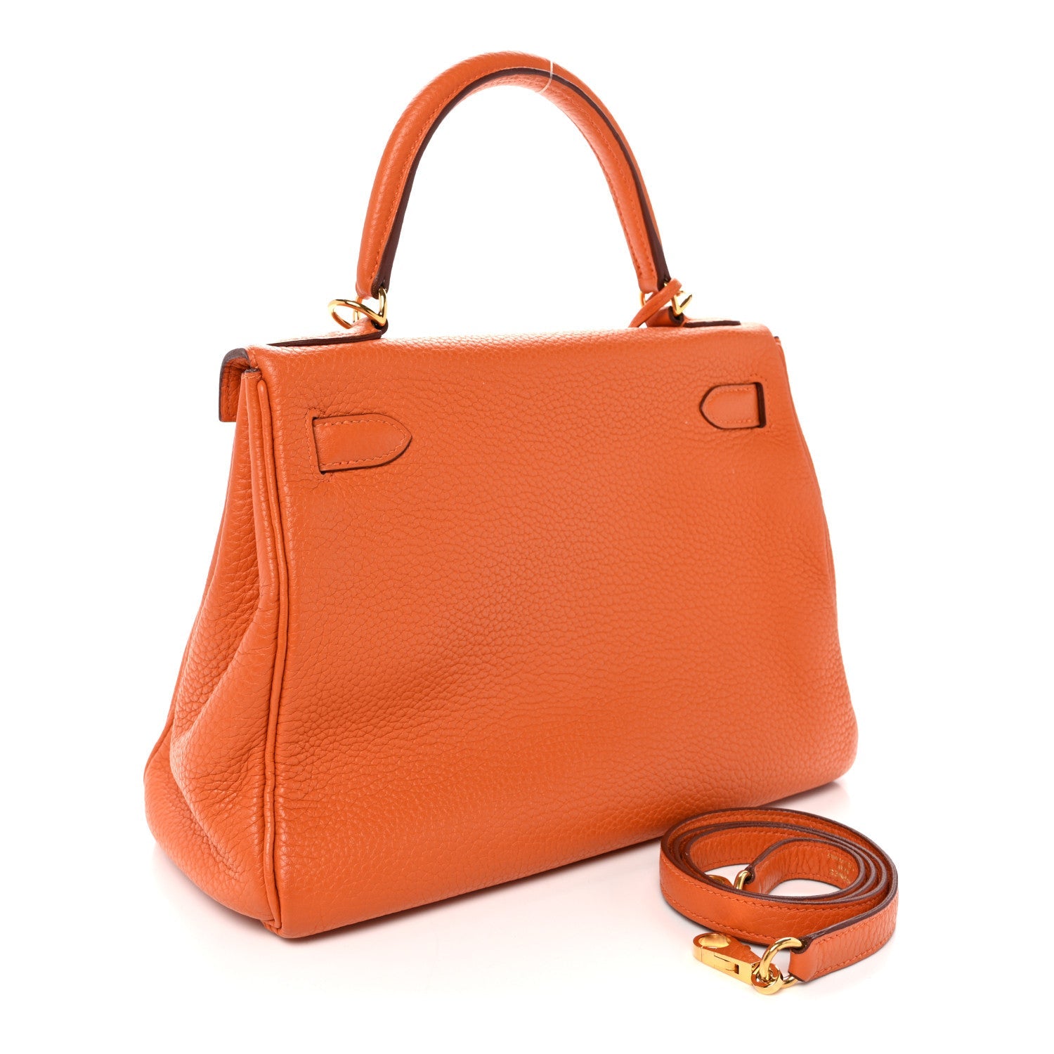 エルメス ケリー 28 内縫い Orange トリヨンクレマンス ゴールド金具 HERMES KELLY 28 RETOURNE ORANGE TAURILLON CLEMENCE GOLD HARDWARE