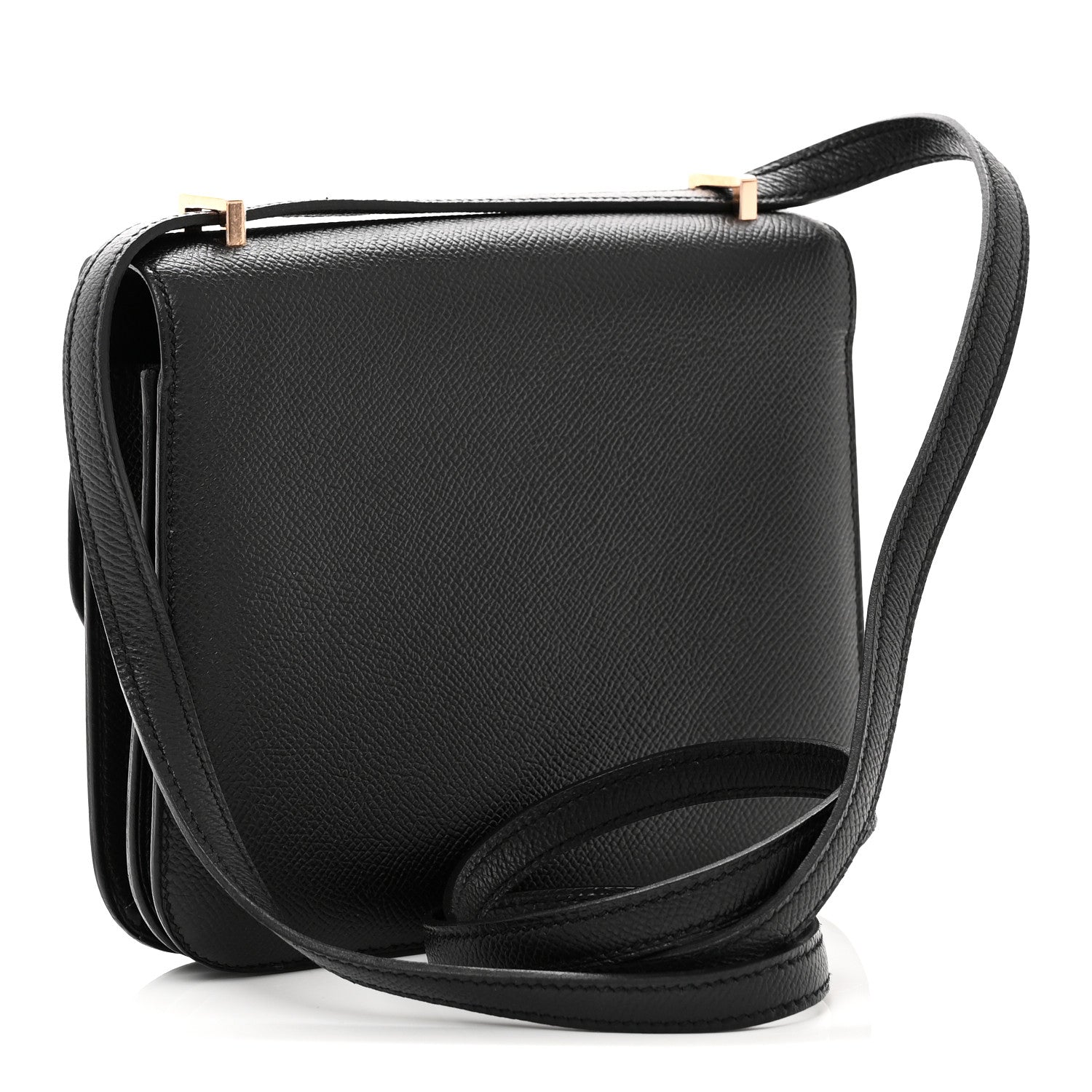 エルメス  ミニコンスタンス 18 Black エプソン ローズゴールド金具 HERMES MINI CONSTANCE 18 BLACK EPSOM ROSE GOLD HARDWARE