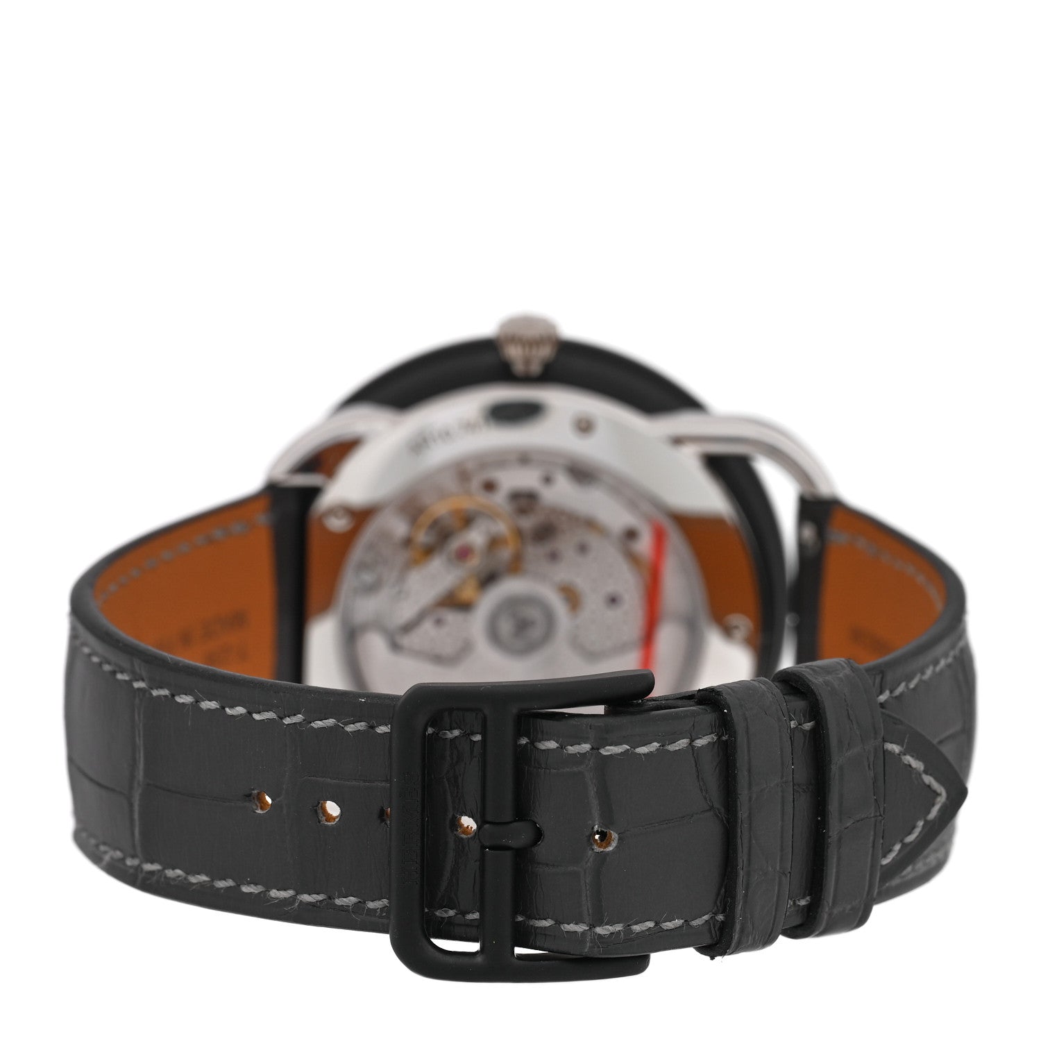 エルメス アルソー ウォッチ 43mm チタン Noir アリゲーター