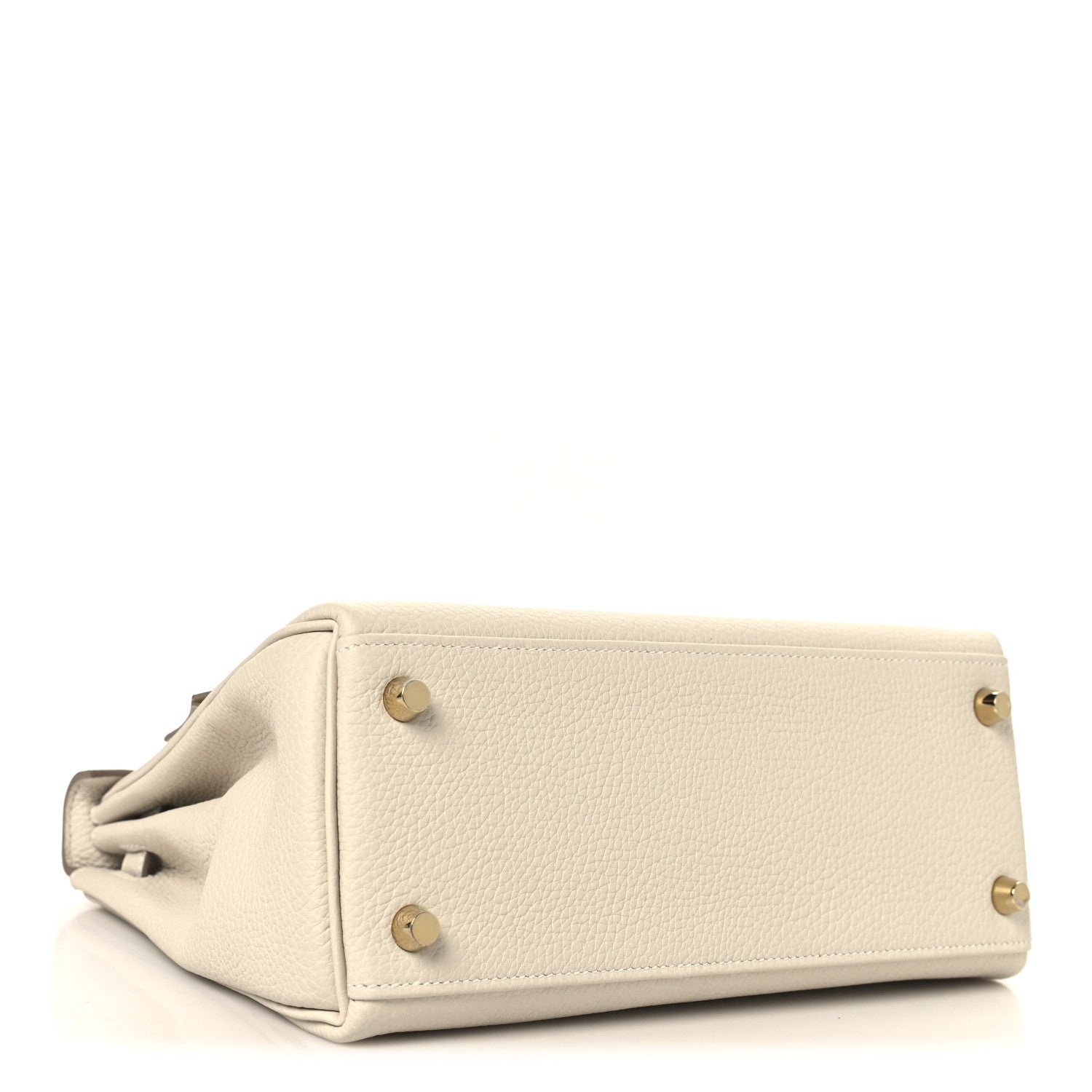 HERMES KELLY 25 RETOURNE CRAIE TOGO GOLD HARDWARE