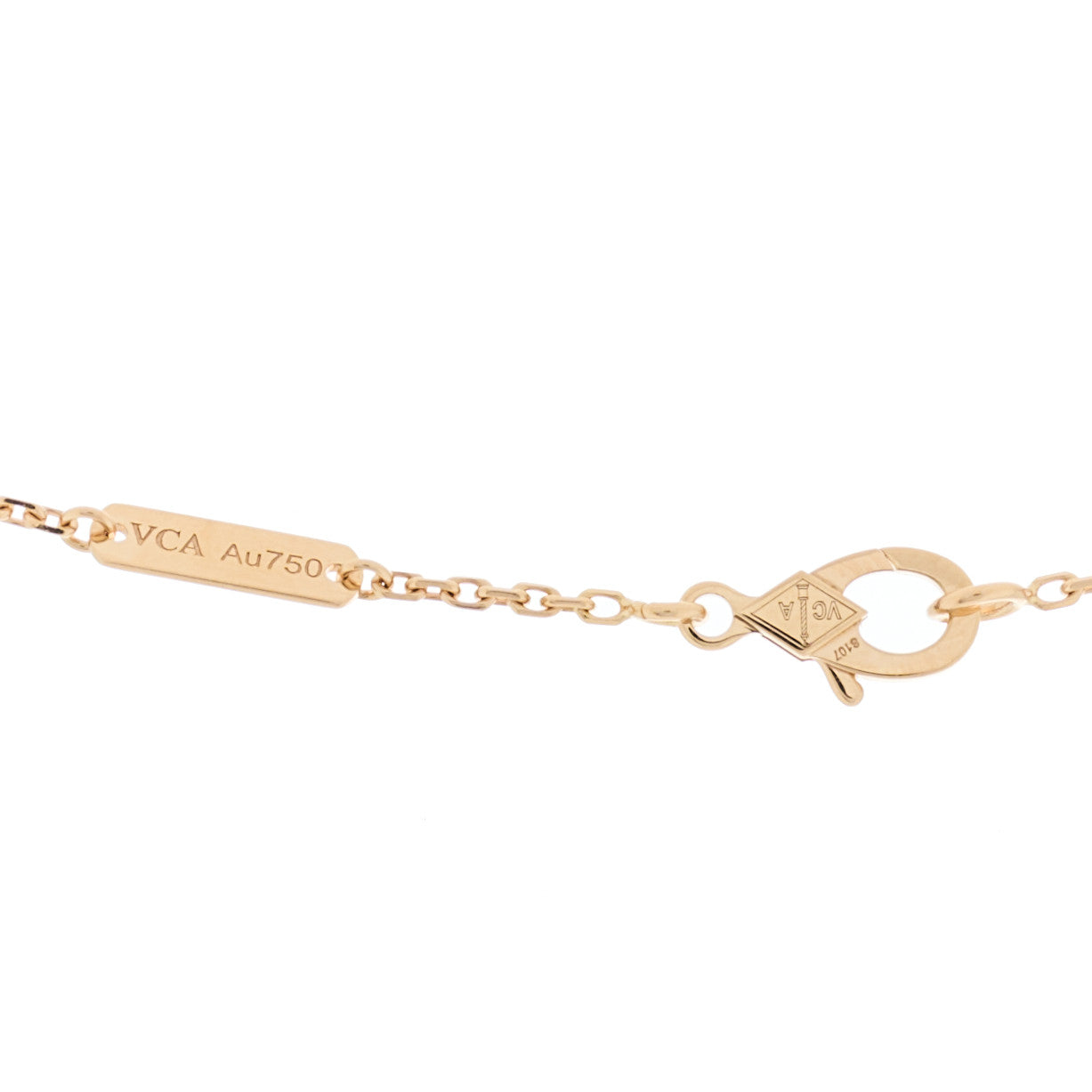 ヴァンクリーフ＆アーペル ヴィンテージアルハンブラ ペンダントネックレス マザーオブパール 18K ローズゴールド VAN CLEEF & ARPELS VINTAGE ALHAMBRA PENDANT NECKLACE MOTHER OF PEARL 18K ROSE GOLD