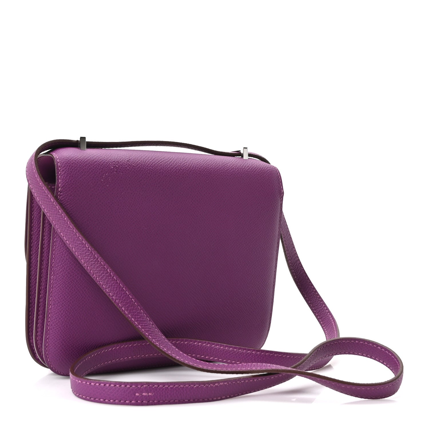 エルメス ミニコンスタンス 18 Anemone エプソン シルバー金具 HERMES MINI CONSTANCE 18 ANEMONE EPSOM SILVER HARDWARE