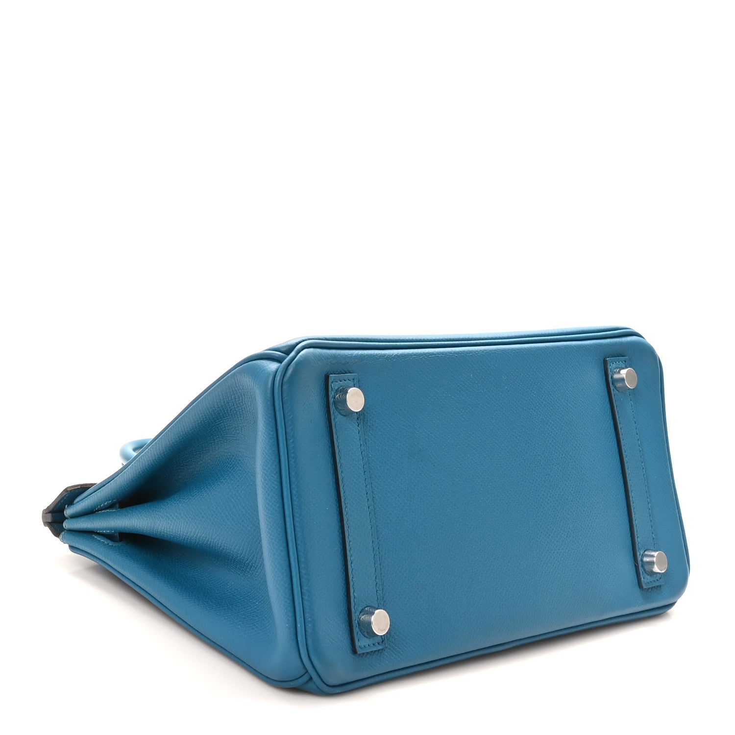 エルメス バーキン 25 Bleu Izmir エプソン シルバー金具 HERMES BIRKIN 25 BLEU IZMIR EPSOM SILVER HARDWARE