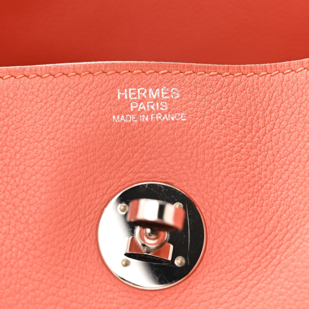 エルメス リンディ 30 Flamingo エバーカラー シルバー金具 HERMES LINDY 30 FLAMINGO EVERCOLOR SILVER HARDWARE