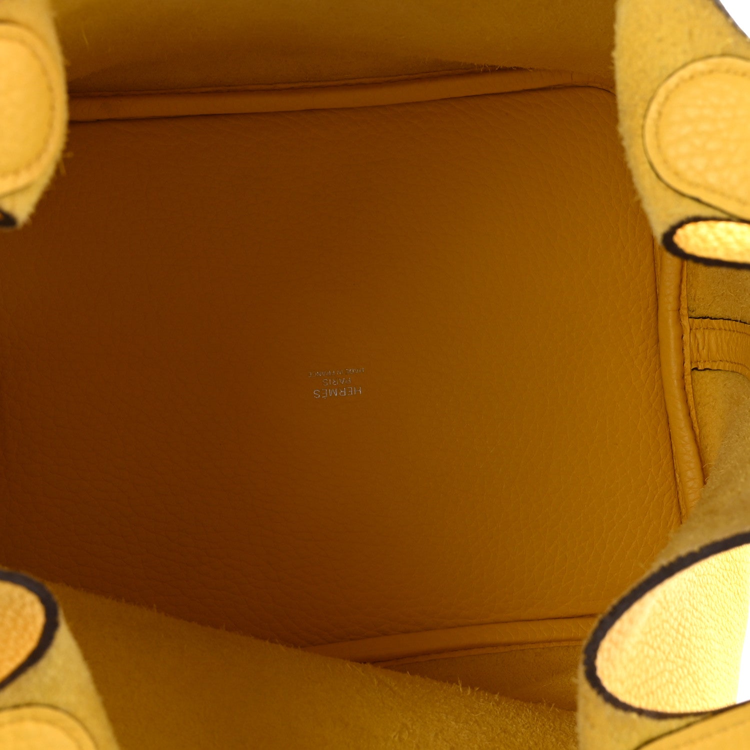 HERMES PICOTIN MM 22 JAUNE DE NAPLES TAURILLON CLEMENCE SILVER HARDWARE