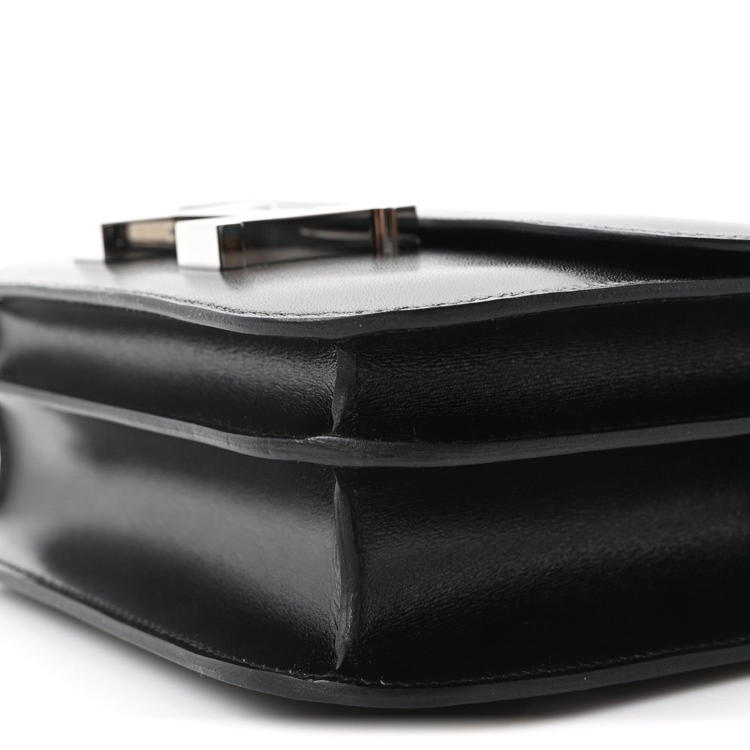 エルメス  ミニコンスタンス 18 Black ボックス シルバー金具 HERMES MINI CONSTANCE 18 BLACK BOX SILVER HARDWARE