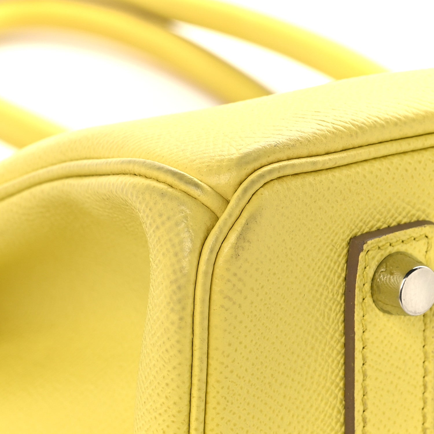 エルメス バーキン 35 Lime エプソン シルバー金具 HERMES BIRKIN 35 LIME EPSOM SILVER HARDWARE