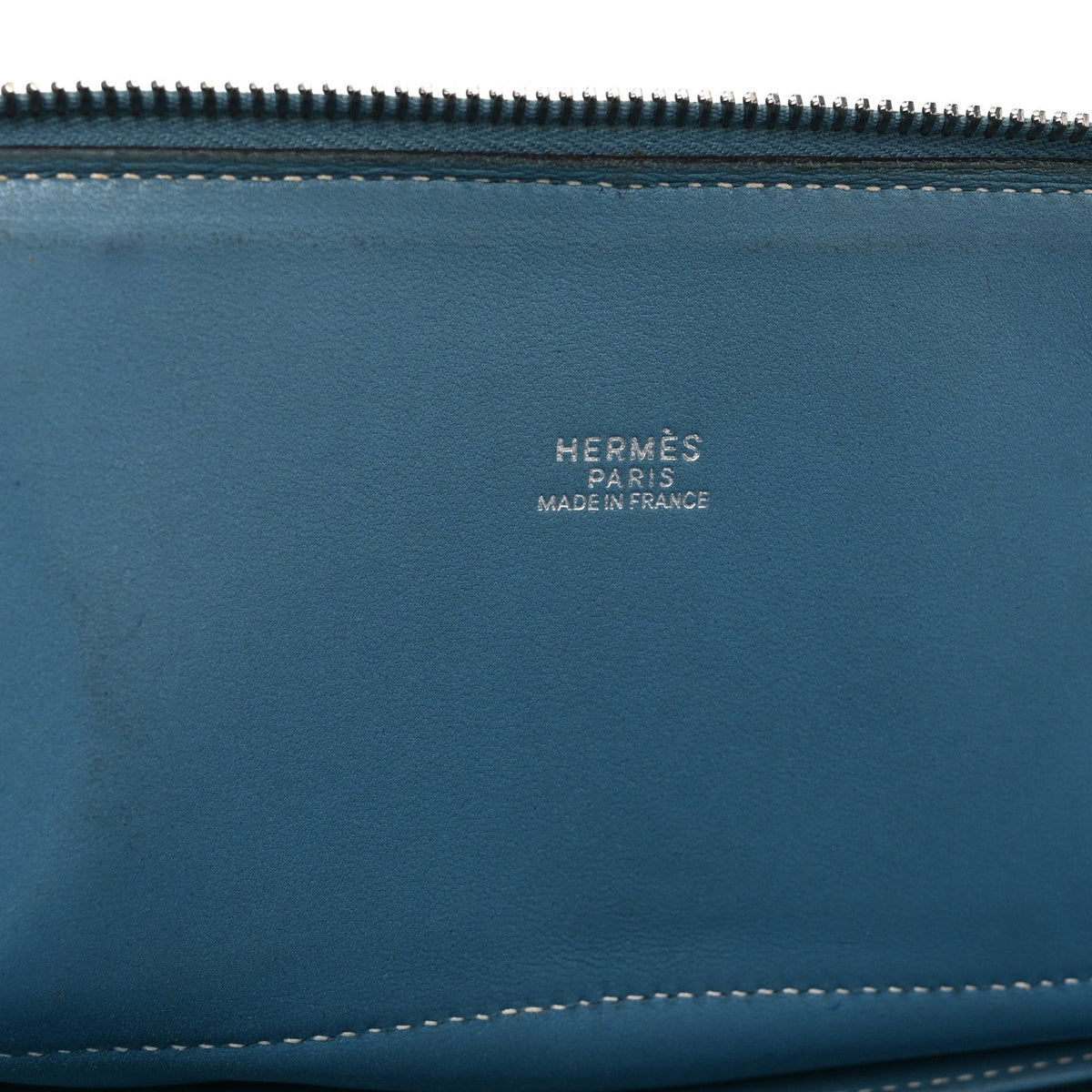 エルメス ボリード 31 Bleu Jean トリヨンクレマンス シルバー金具 HERMES BOLIDE 31 BLEU JEAN TAURILLON CLEMENCE SILVER HARDWARE