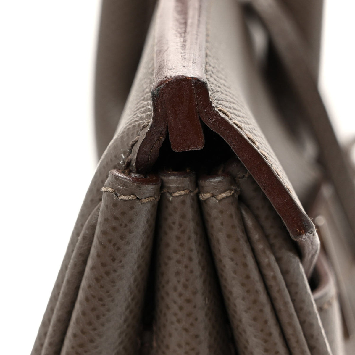 Hermès Birkin 35 Etain Epsom Silver Hardware