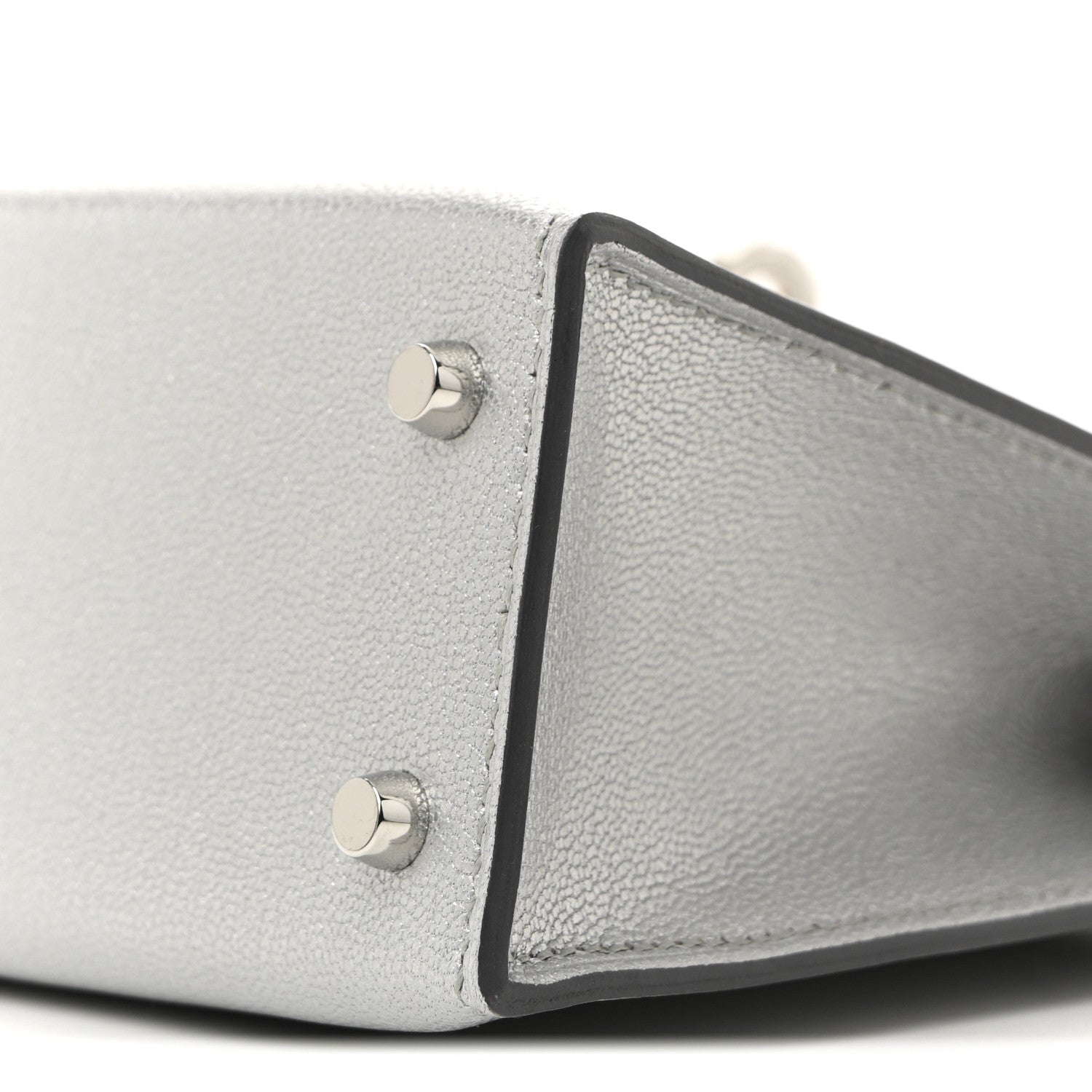 エルメス ミニケリー 20 外縫い Argent シェーブル シルバー金具 HERMES MINI KELLY 20 SELLIER ARGENT CHEVRE SILVER HARDWARE