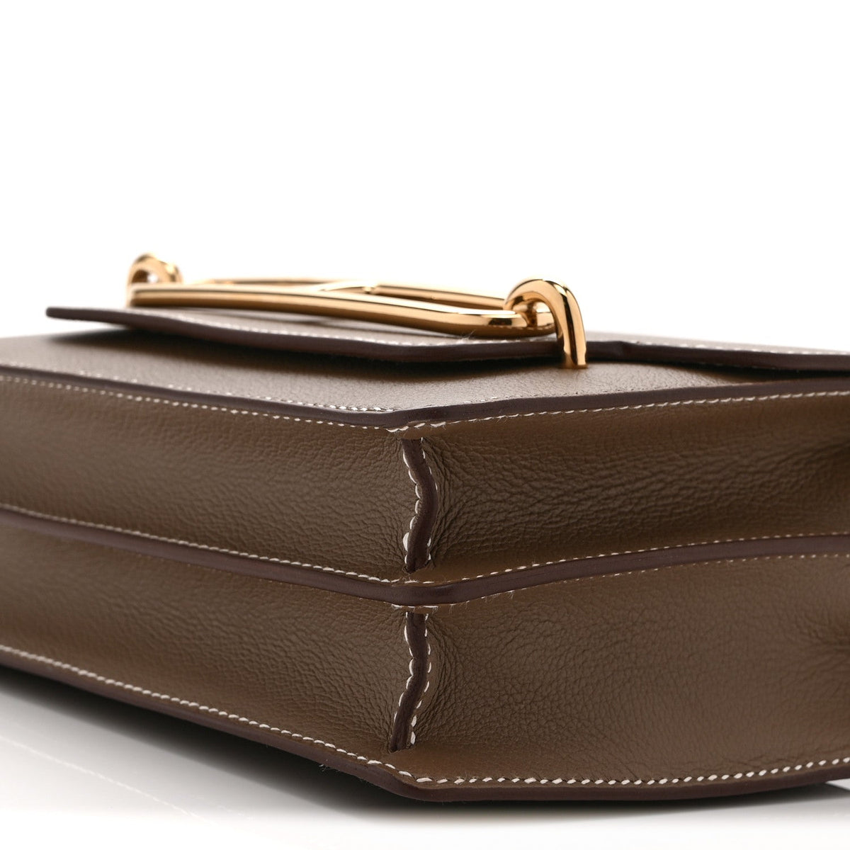 エルメス ミニルリ Etoupe エバーカラー シルバー金具 HERMES ROULIS ETOUPE EVERCOLOR SILVER HARDWARE