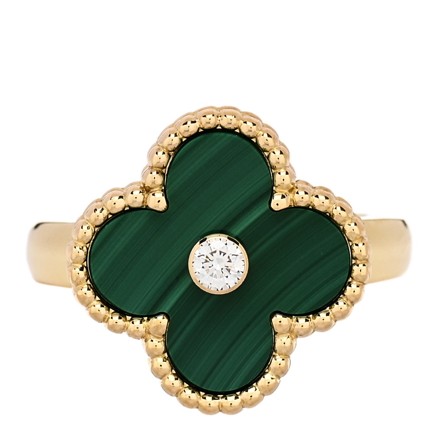 ヴァンクリーフ＆アーペル ヴィンテージアルハンブラ リング マルチカラー 18K イエローゴールド VAN CLEEF & ARPELS VINTAGE ALHAMBRA RING MULTICOLOR 18K YELLOW GOLD