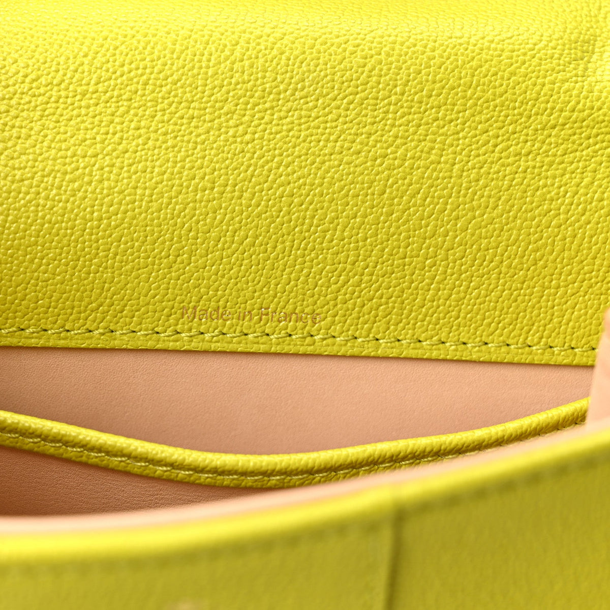 デルヴォー ブリヨン ミニ ショルダーバッグ Lime グレインドロデオカーフスキン シルバー金具 DELVAUX BRILLANT MINI SHOULDER BAG LIME GRAINED RODEO CALFSKIN SILVER HARDWARE