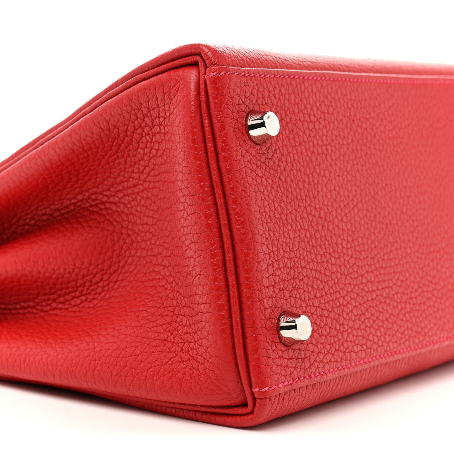 エルメス ケリー 28 内縫い Rouge Casaque トゴ シルバー金具 HERMES KELLY 28 RETOURNE ROUGE CASAQUE TOGO SILVER HARDWARE