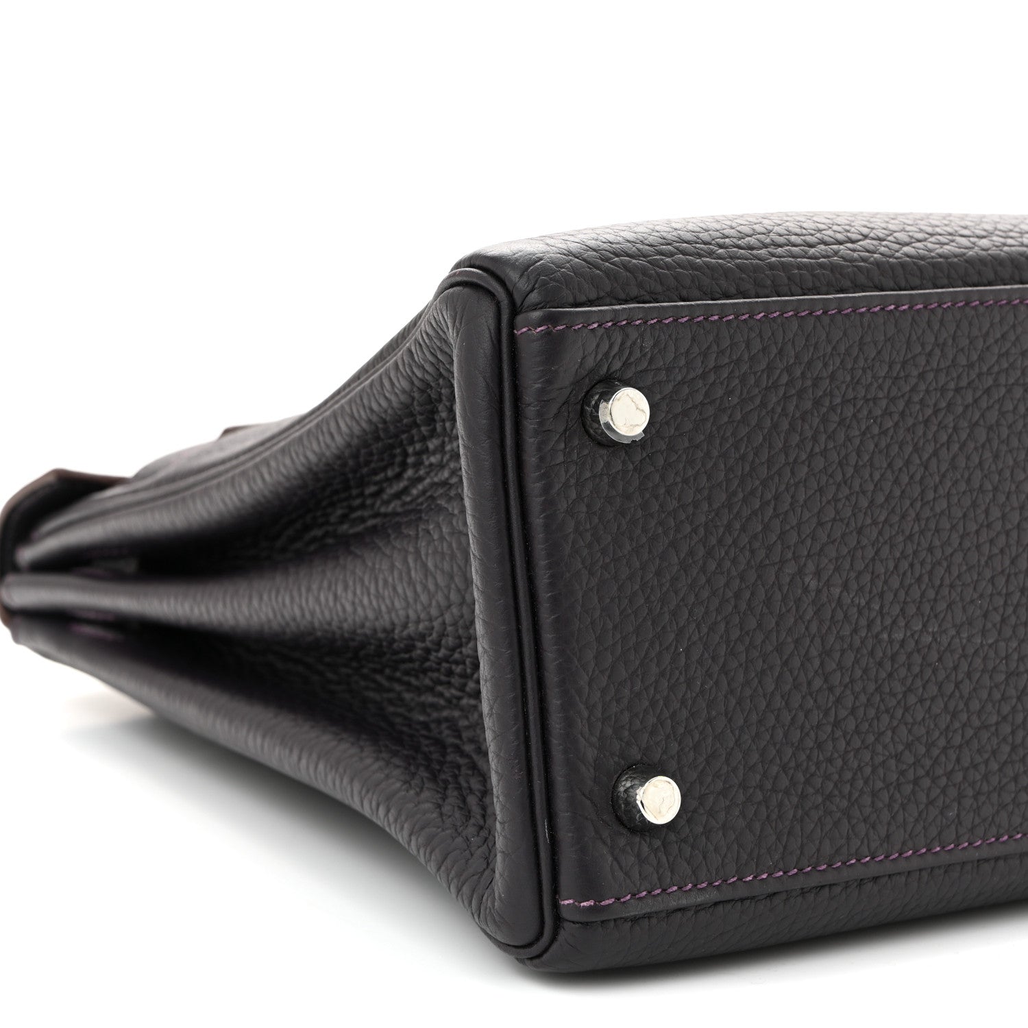HERMES KELLY 32 RETOURNE PRUNOIR TAURILLON CLEMENCE SILVER HARDWARE
