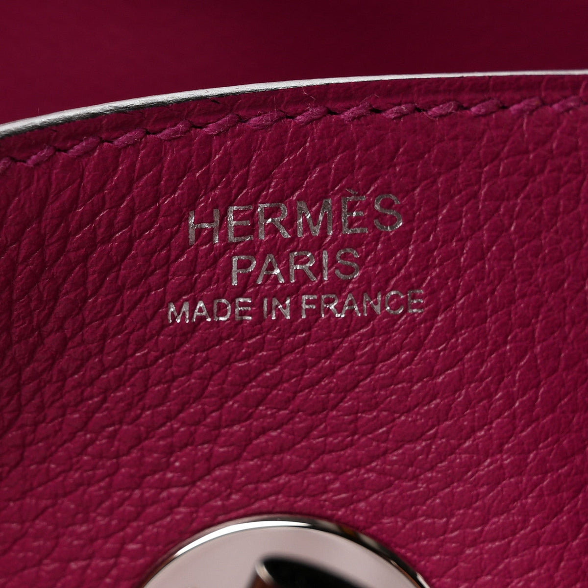 エルメス リンディ 30 Rose Pourpre エバーカラー シルバー金具 HERMES LINDY 30 ROSE POURPRE EVERCOLOR SILVER HARDWARE