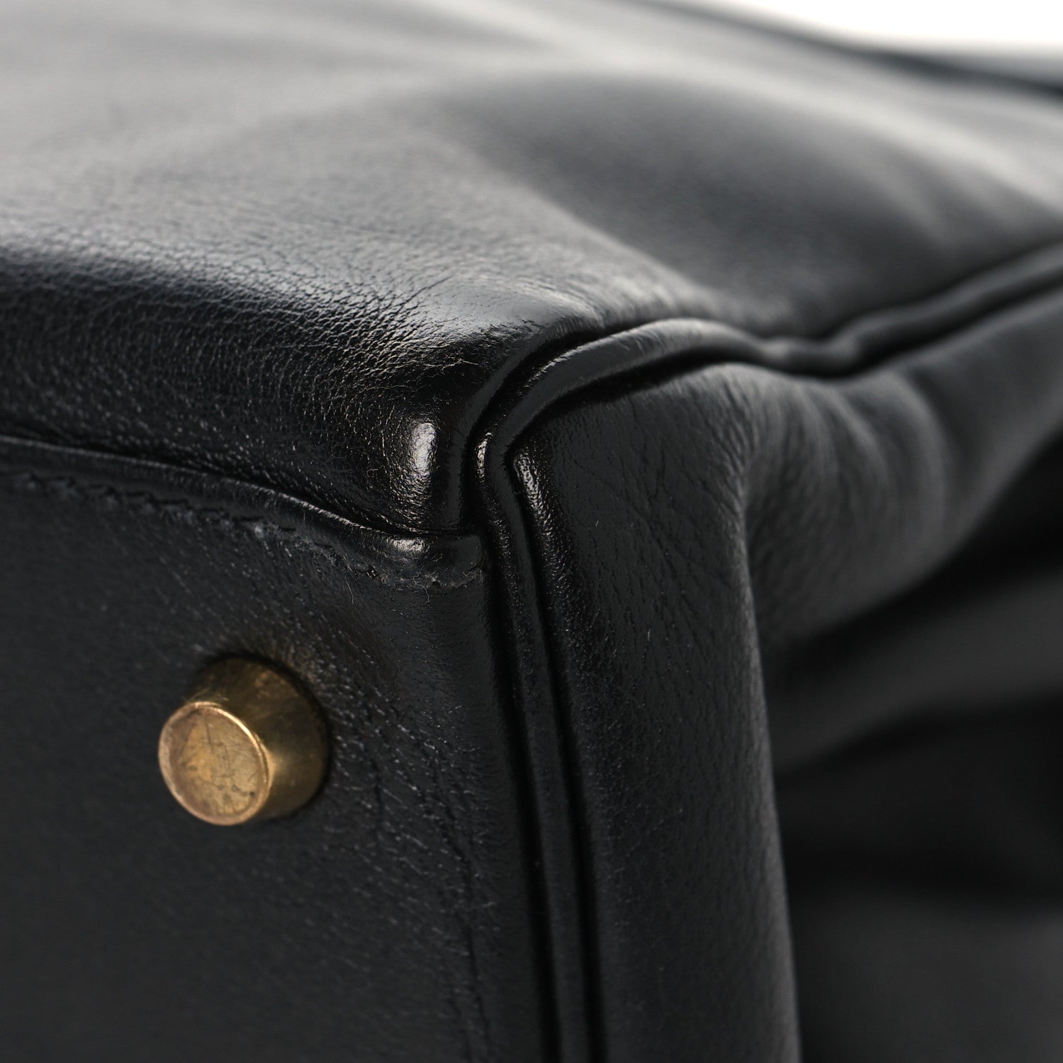 エルメス ケリー 28 内縫い Black エバーカーフ ゴールド金具 HERMES KELLY 28 RETOURNE BLACK EVERCALF GOLD HARDWARE