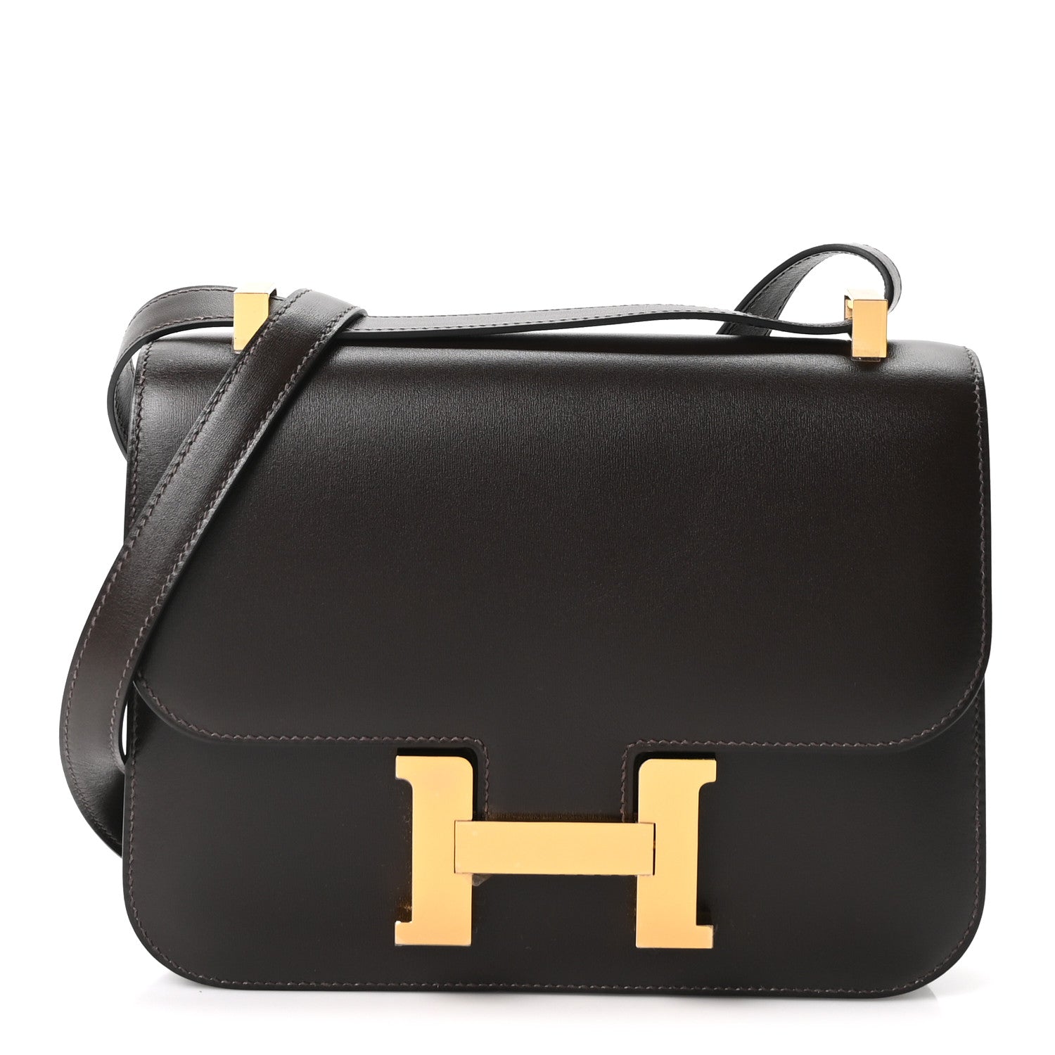 エルメス  コンスタンス 24 Ebene ボックス ゴールド金具 HERMES CONSTANCE 24 EBENE BOX GOLD HARDWARE