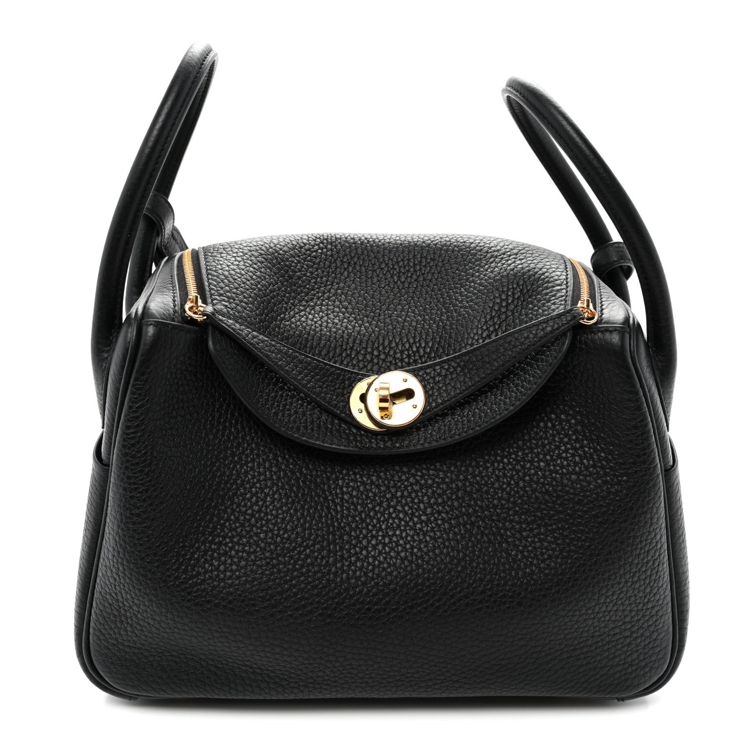 エルメス リンディ 26 Black トリヨンクレマンス ゴールド金具 HERMES LINDY 26 BLACK TAURILLON CLEMENCE GOLD HARDWARE