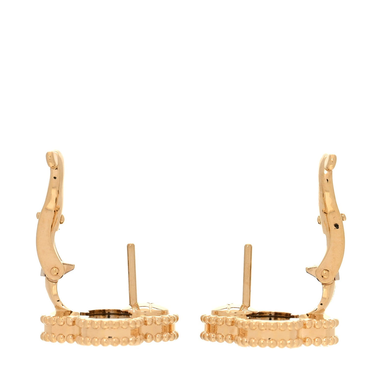 ヴァンクリーフ＆アーペル ヴィンテージアルハンブラ ピアス ブラックオニキス 18K イエローゴールド VAN CLEEF & ARPELS VINTAGE ALHAMBRA EARRINGS BLACK ONYX 18K YELLOW GOLD