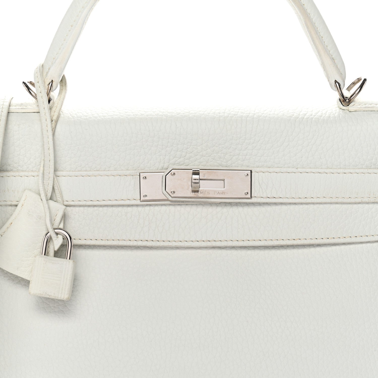 エルメス ケリー 32 内縫い White トリヨンクレマンス シルバー金具 HERMES KELLY 32 RETOURNE WHITE TAURILLON CLEMENCE SILVER HARDWARE エルメス ケリー 32 内縫い White トリヨンクレマンス シルバー金具 HERMES KELLY 32 RETOURNE WHITE TAURILLON CLEMENCE SILVER HARDWARE