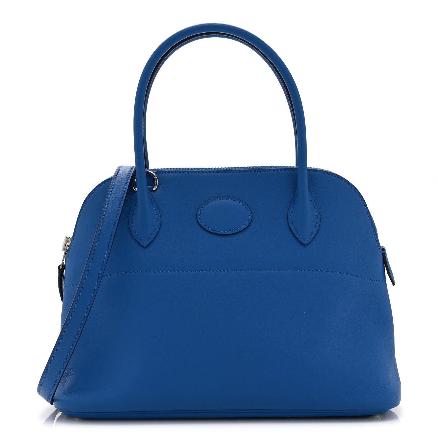 エルメス ボリード 27 Bleu Zellige スイフト シルバー金具 HERMES