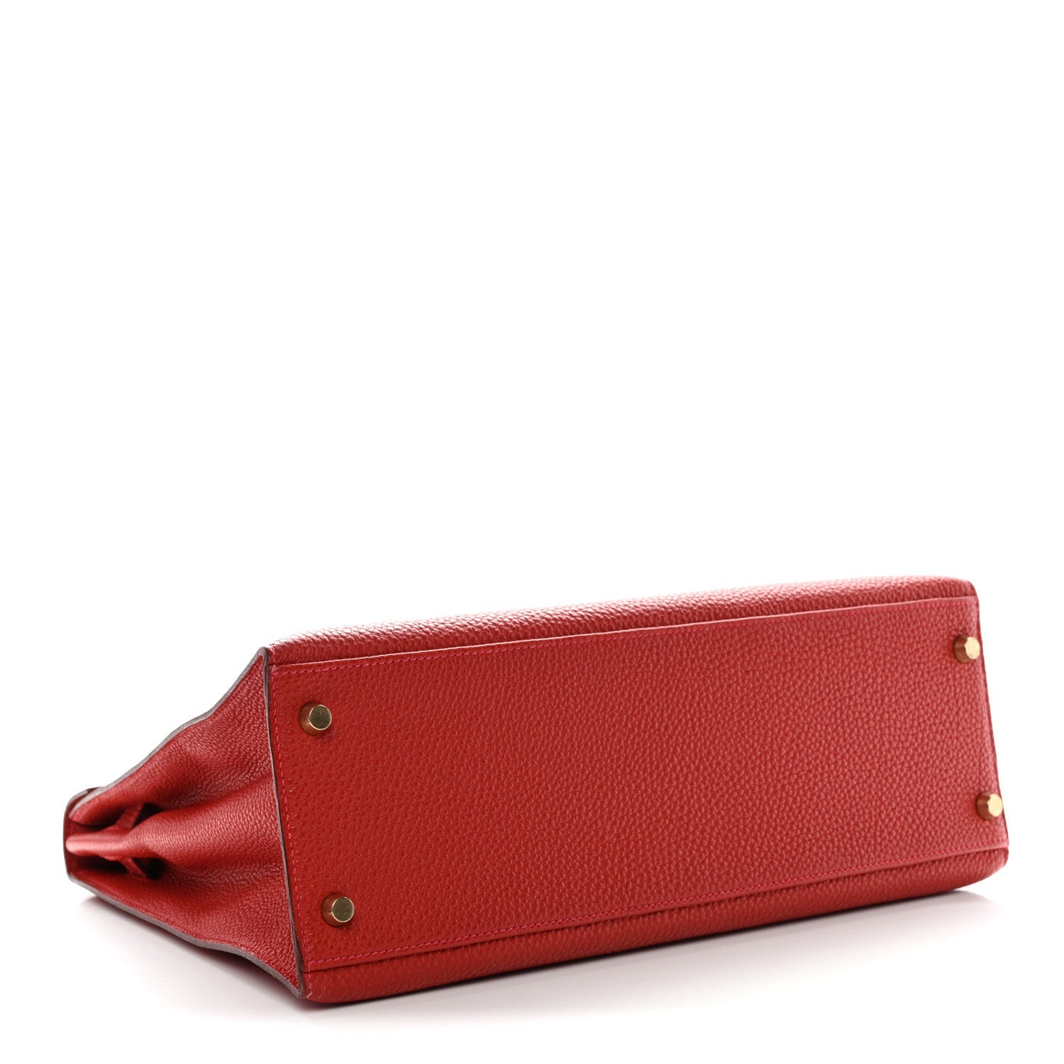 HERMES KELLY 32 SELLIER ROUGE VIF TOGO GOLD HARDWARE
