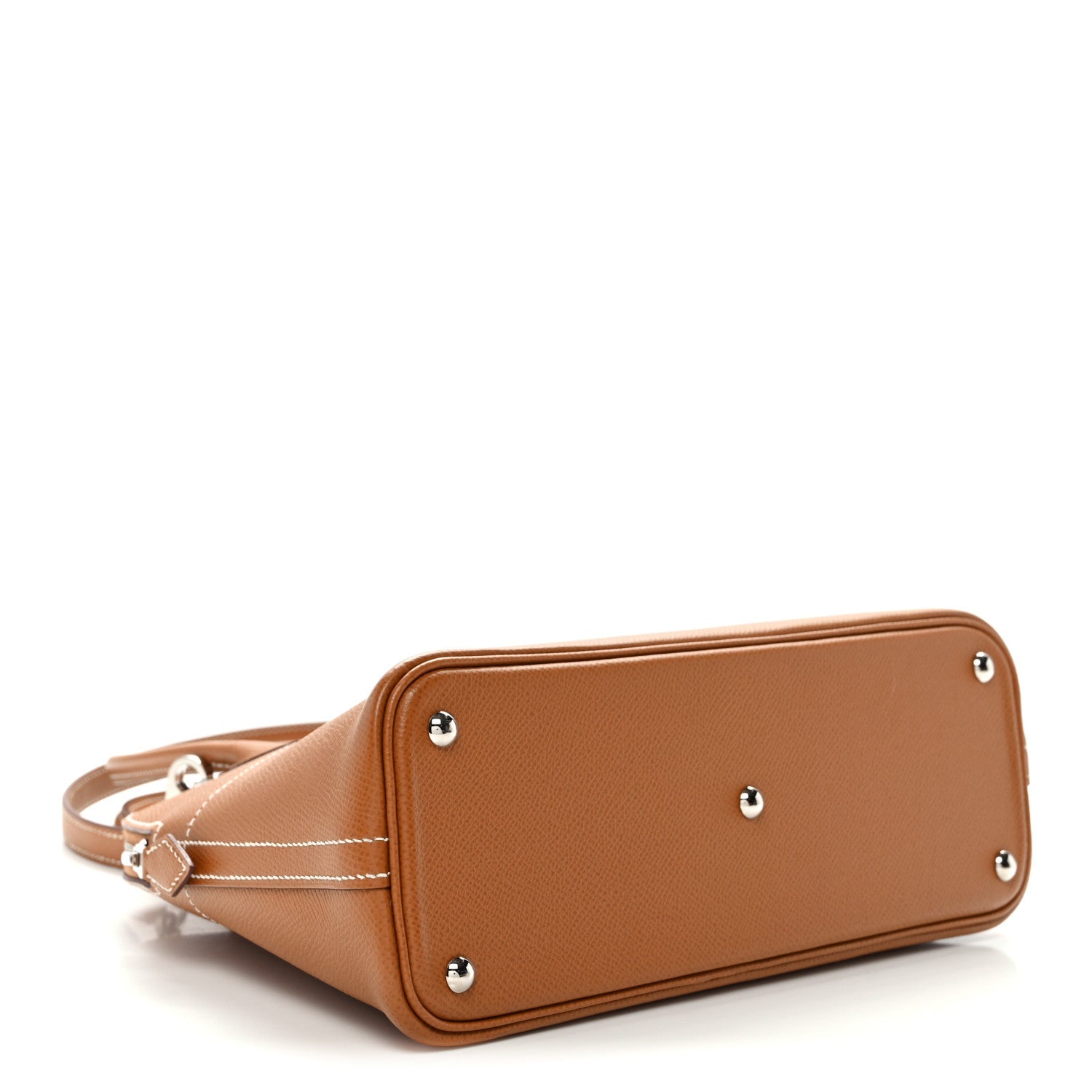 HERMES BOLIDE 27 GOLD EPSOM SILVER HARDWARE