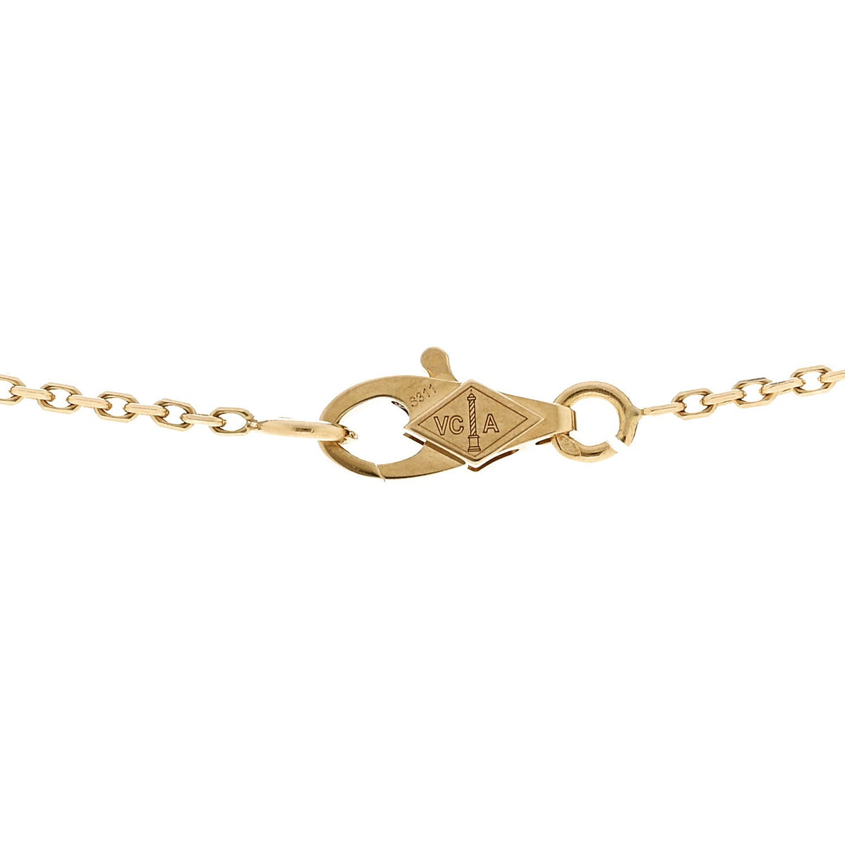 ヴァンクリーフ＆アーペル ミニ フリヴォル ペンダントネックレス ダイヤモンド 18K イエローゴールド VAN CLEEF & ARPELS MINI FRIVOLE PENDANT NECKLACE DIAMOND 18K YELLOW GOLD